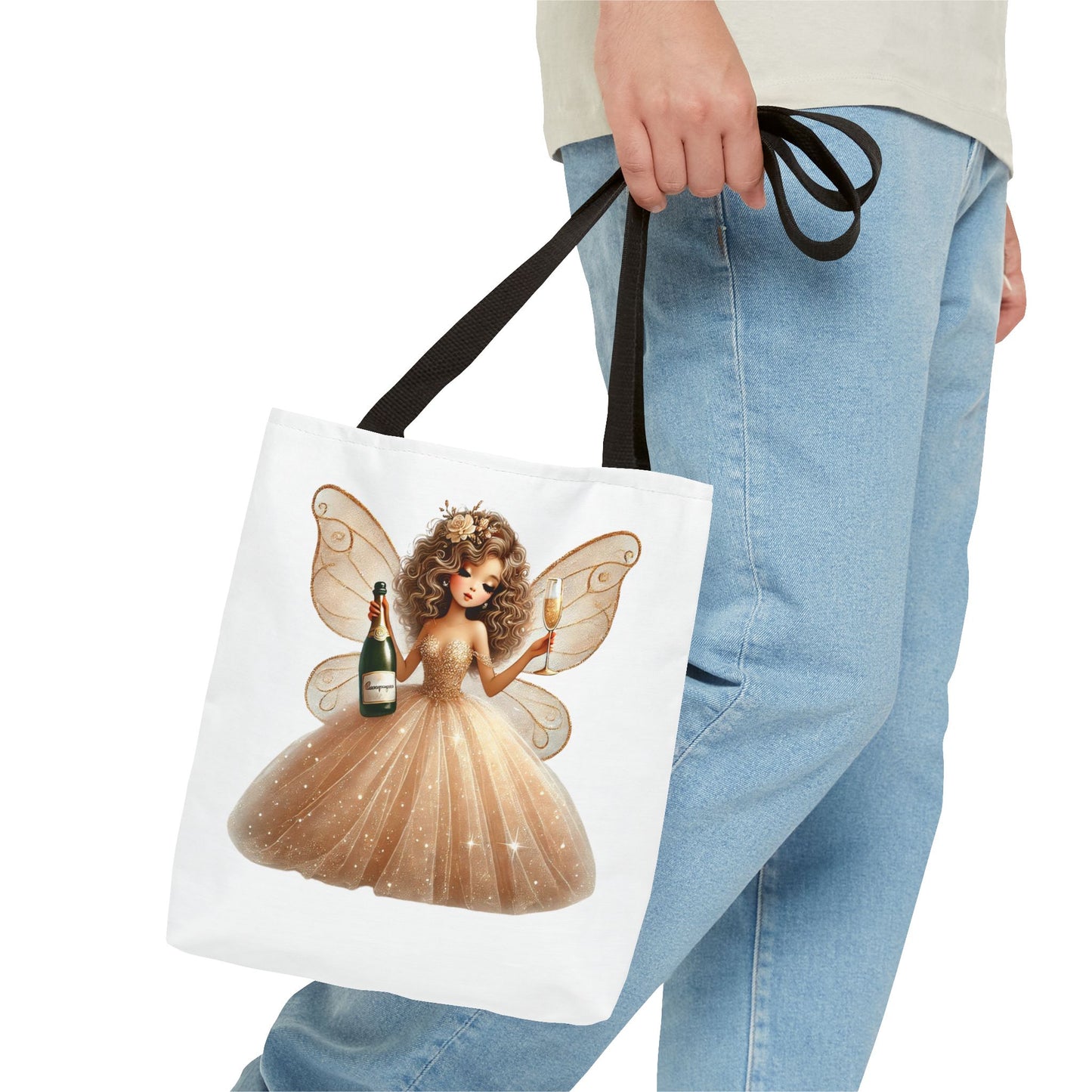 Golden Belle of Champagne Dreams – Luxe Tote Bag