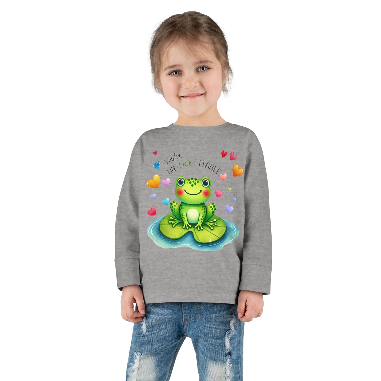 "Un-FROG-ettable" Toddler Long Sleeve Tee