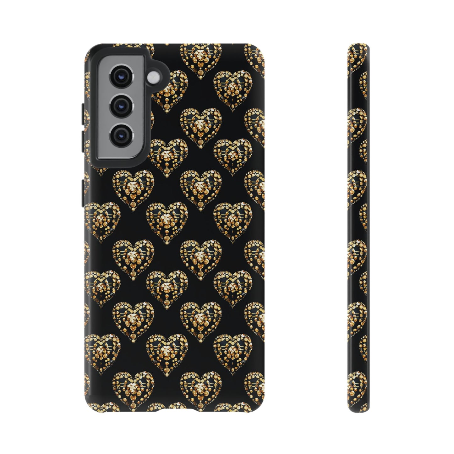 Golden Heart Luxe Phone Case