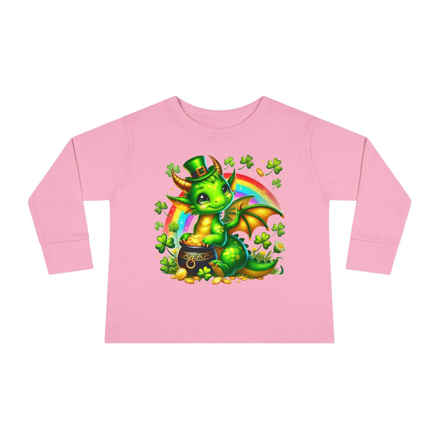 Lucky Little Dragon π Toddler Long Sleeve Tee