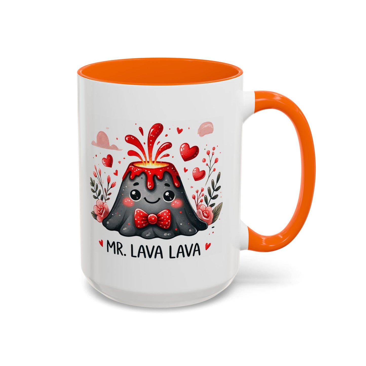 "Mr. Lava Lava Floral Charm" Accent Mug (11oz, 15oz)