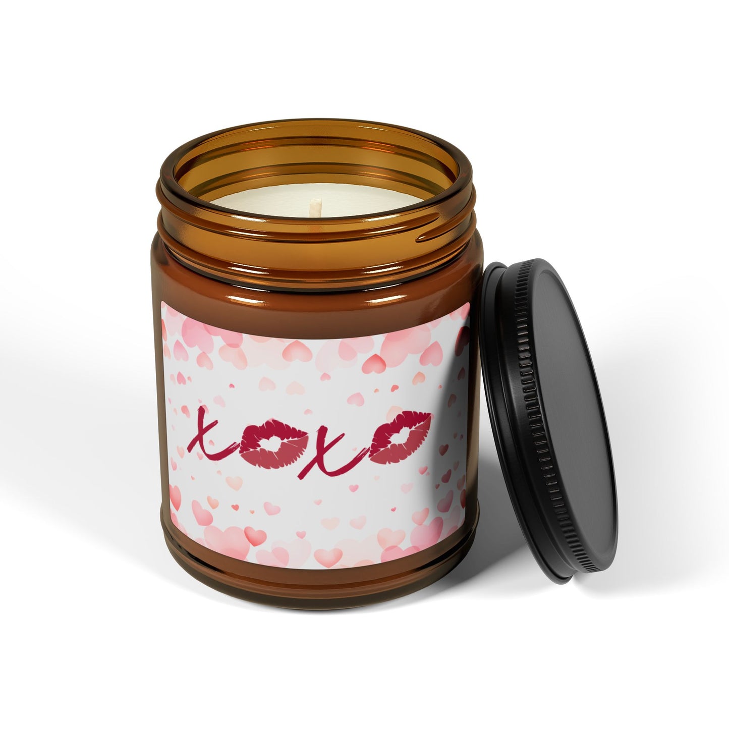 "XOXO" Amber Jar Scented Candle