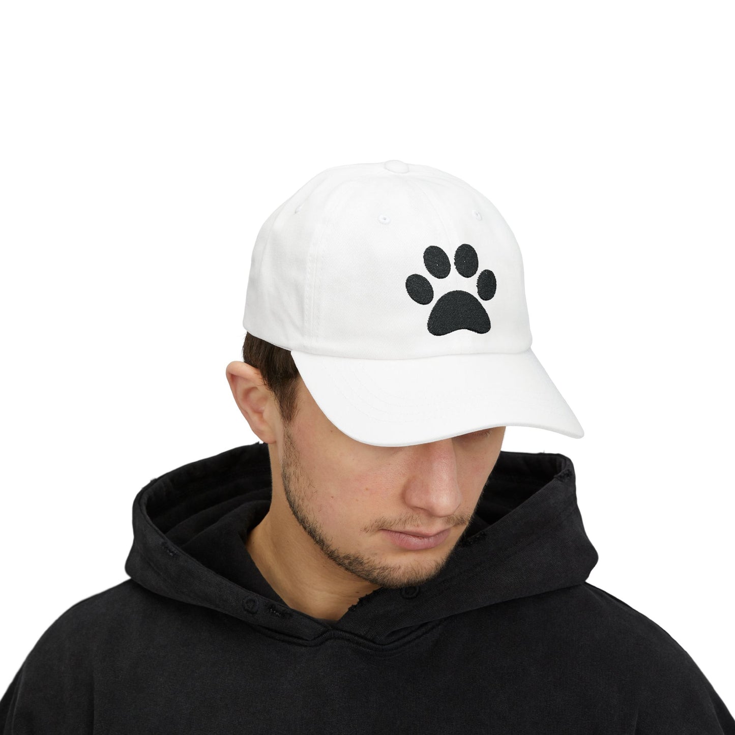 Minimalist Paw Print – Classic Dad Cap