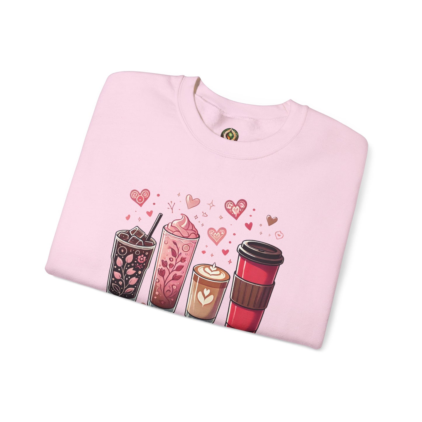"Cup of Love" Coffee Lovers Crewneck