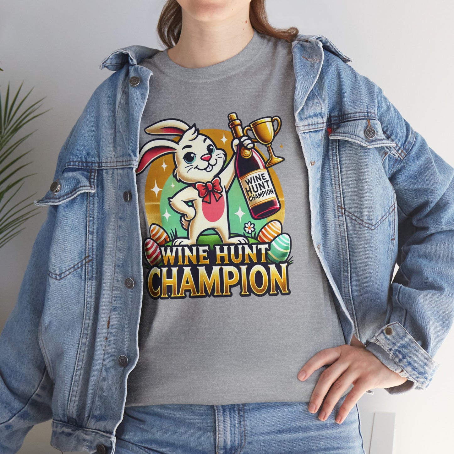 Wine Hunt Champion – Unisex Heavy Cotton Tee 🍷🏆
