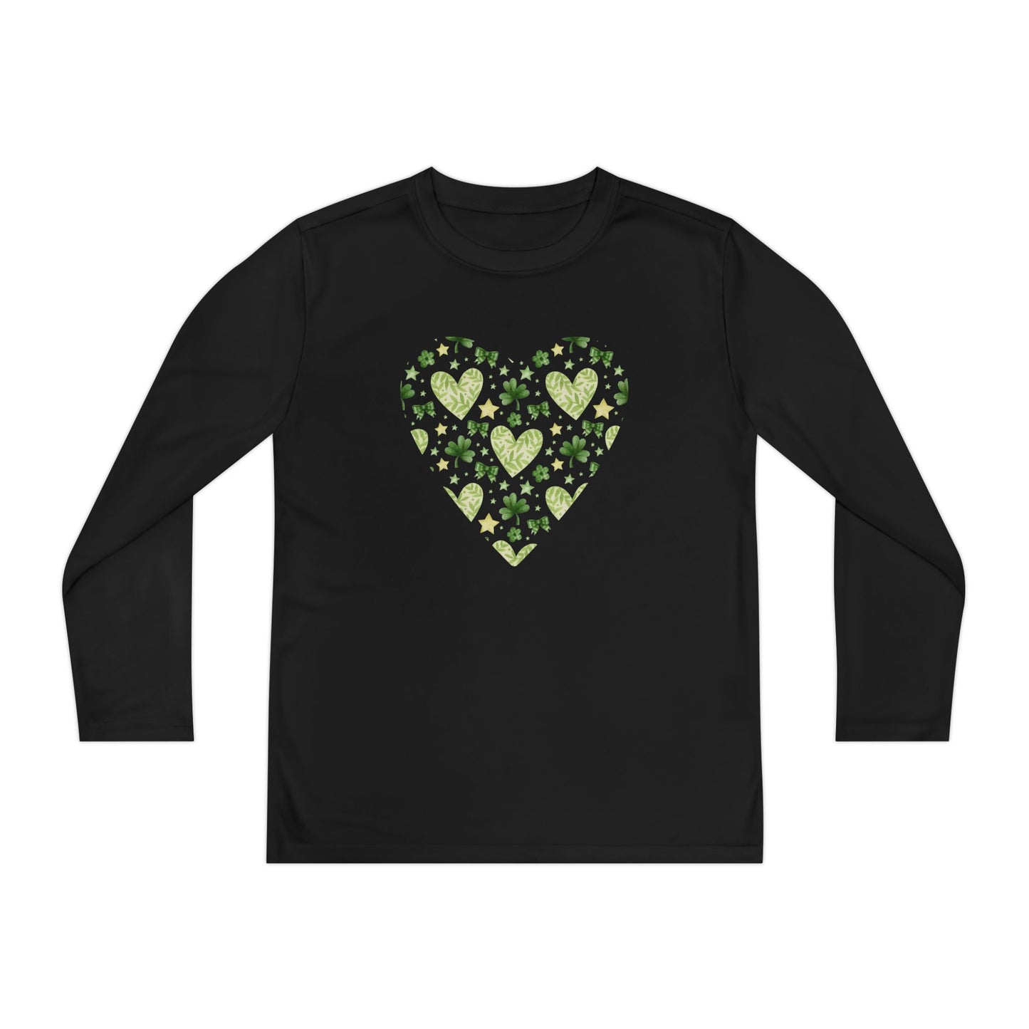 Lucky in Love ๐ Youth Long Sleeve Performance Tee