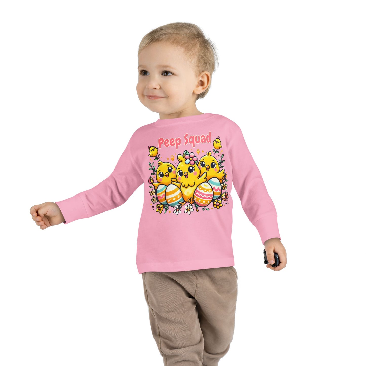 “Peep Squad” – Toddler Long Sleeve Tee