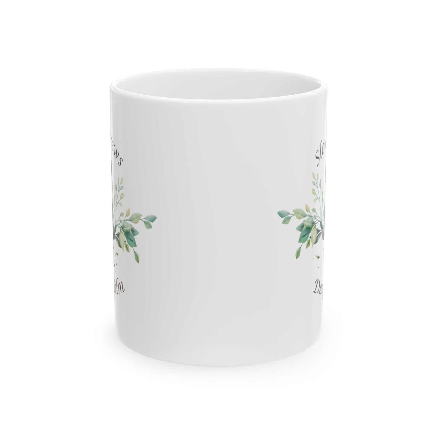 Slow Brews Turtle Mug, (11oz, 15oz)