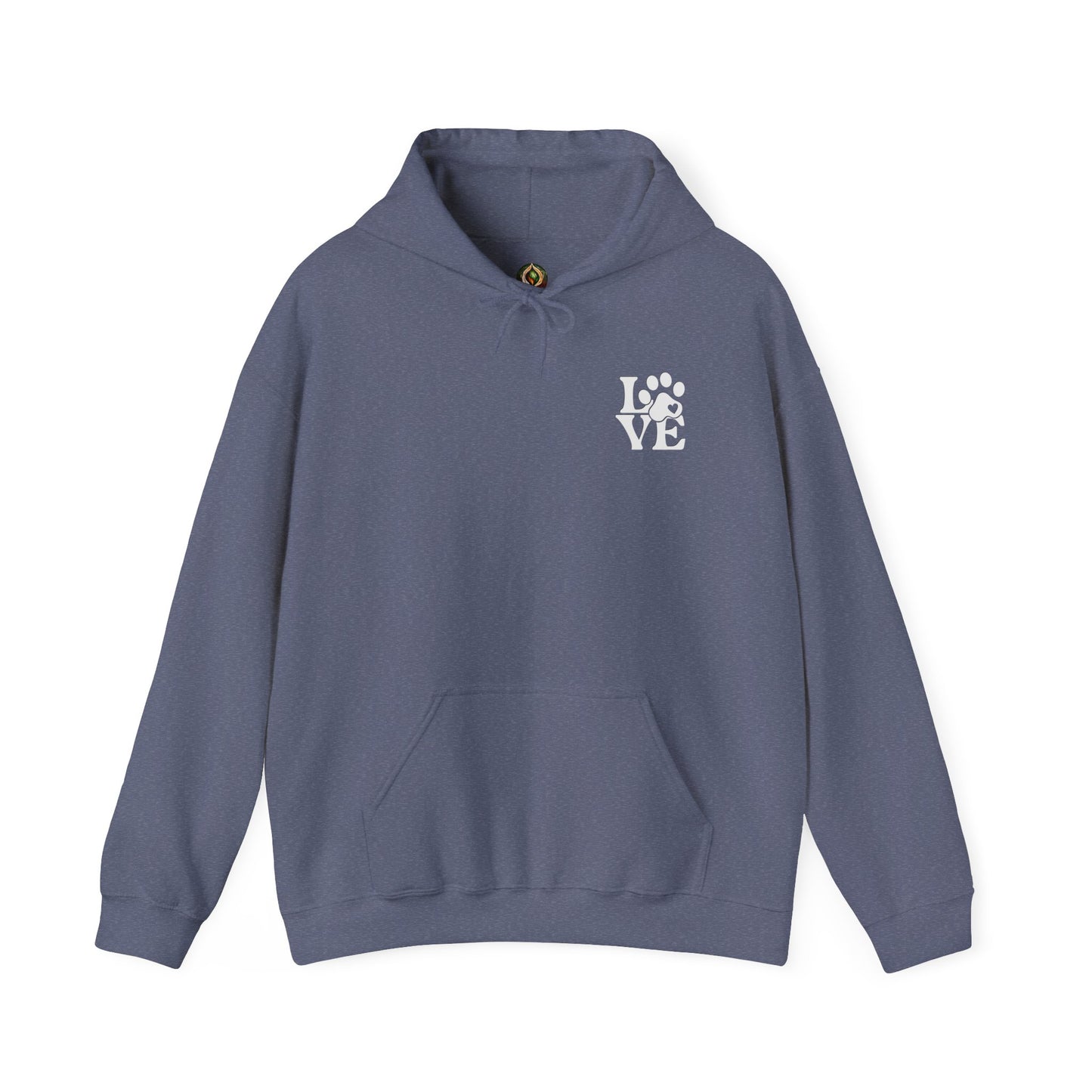 Cozy Love Paw-Print Unisex Hoodie