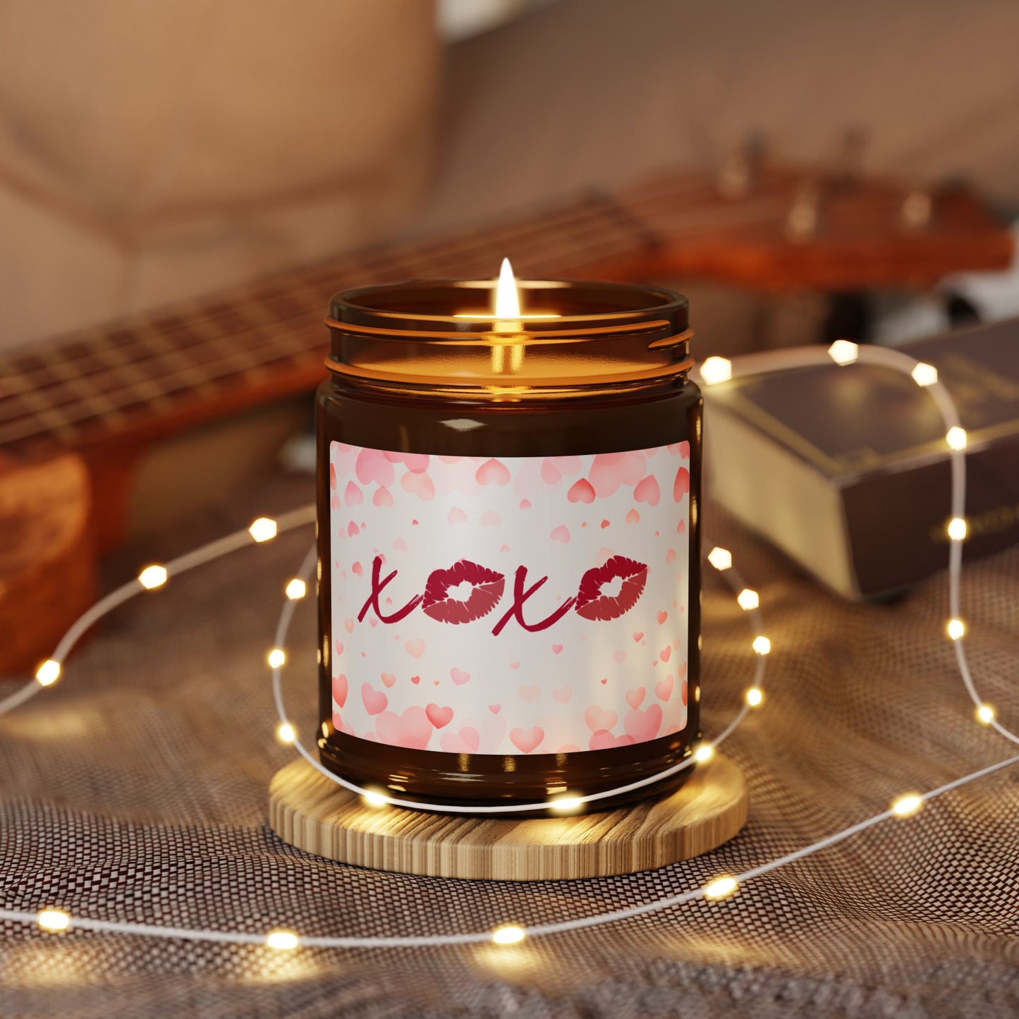 "XOXO" Amber Jar Scented Candle