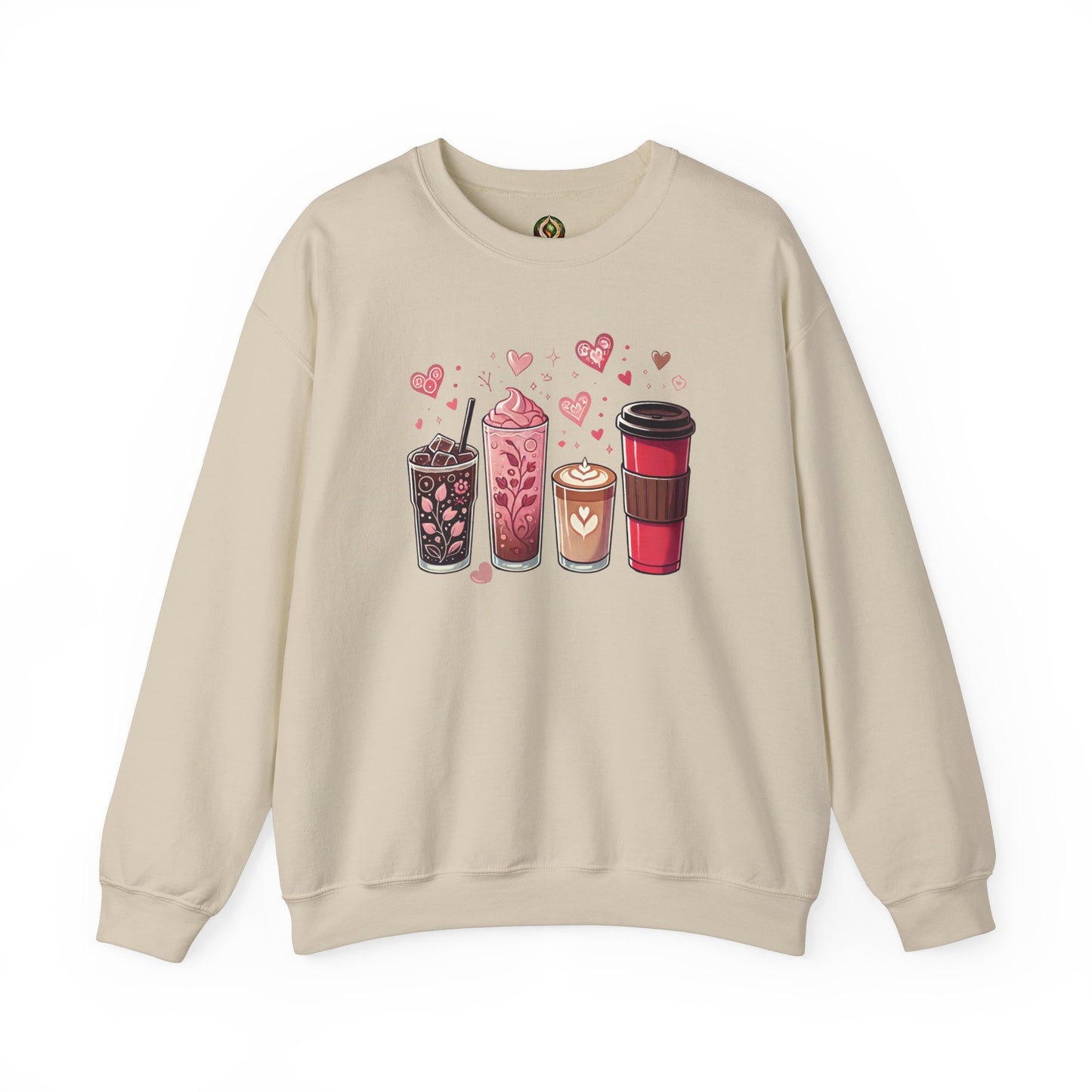 "Cup of Love" Coffee Lovers Crewneck