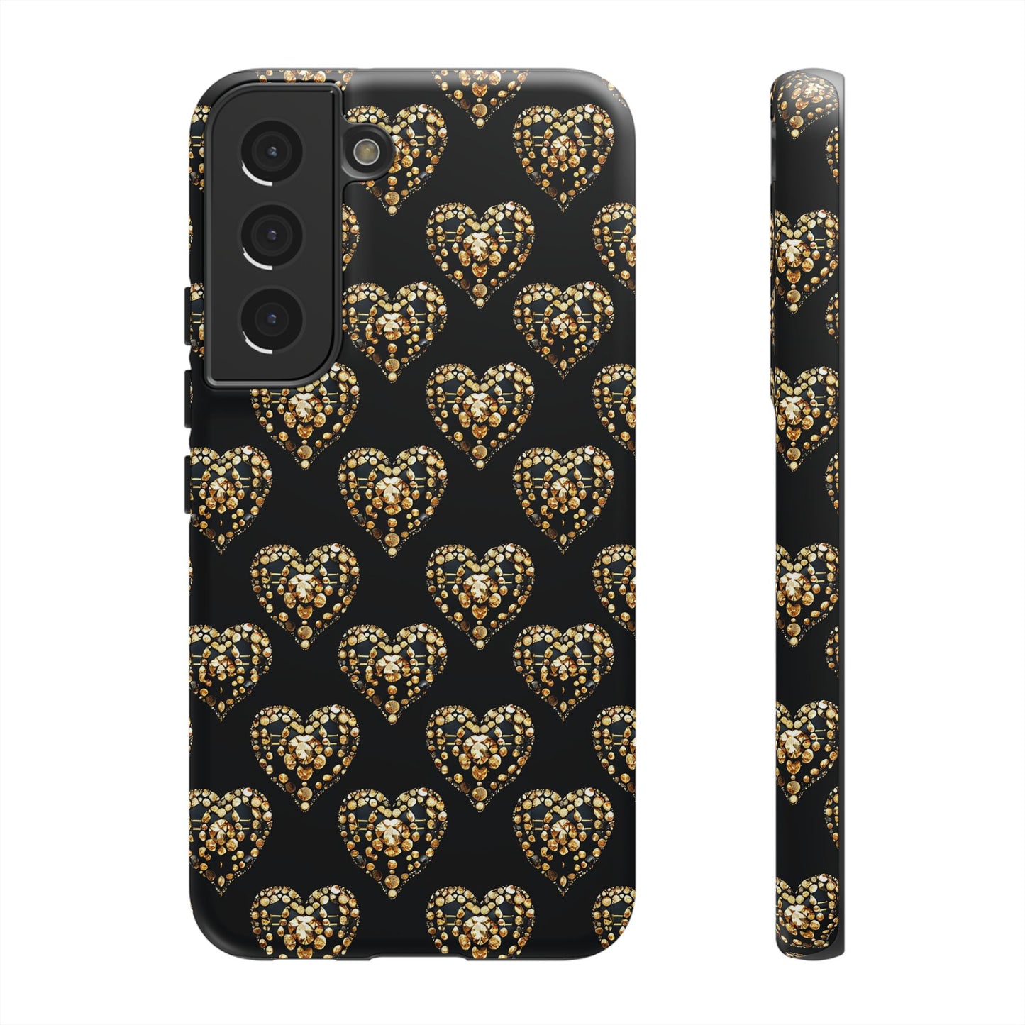 Golden Heart Luxe Phone Case