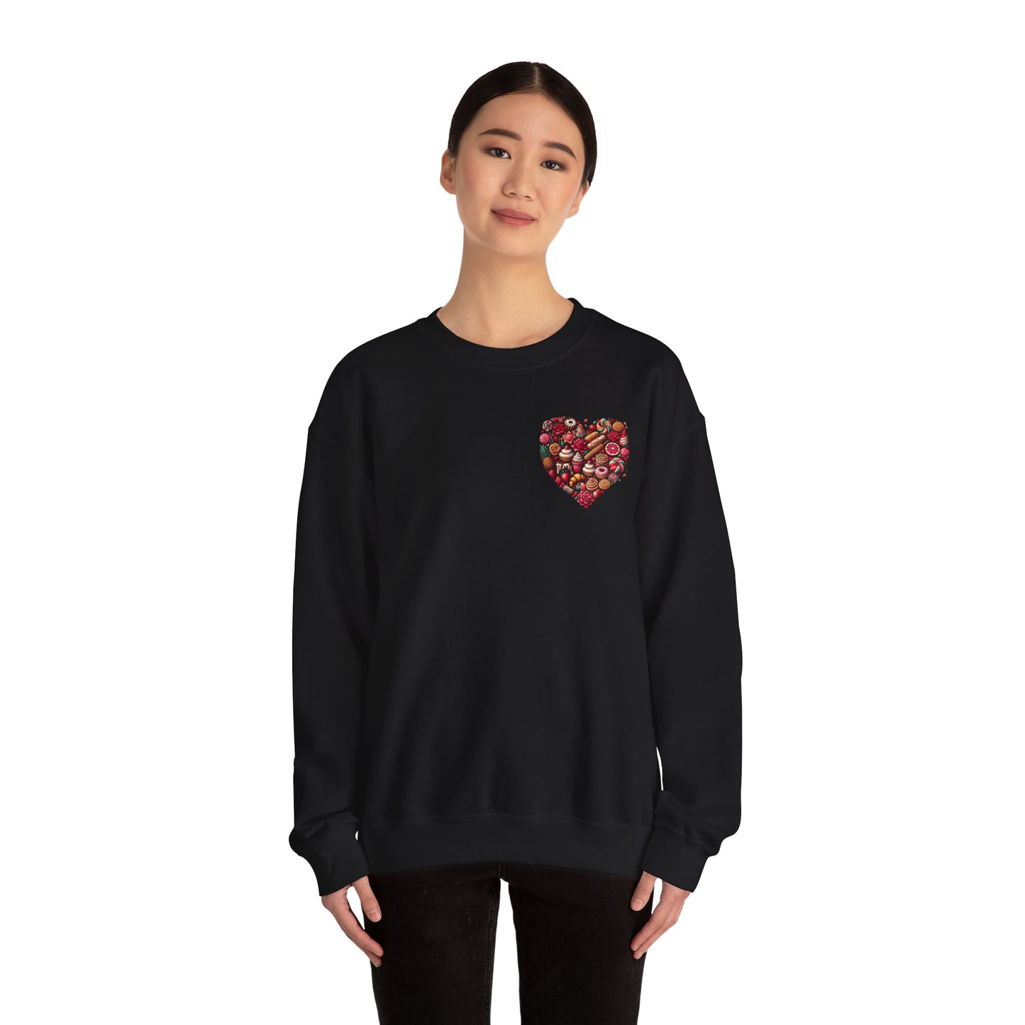 "Love in Every Stitch" Crewneck Sweatshirt