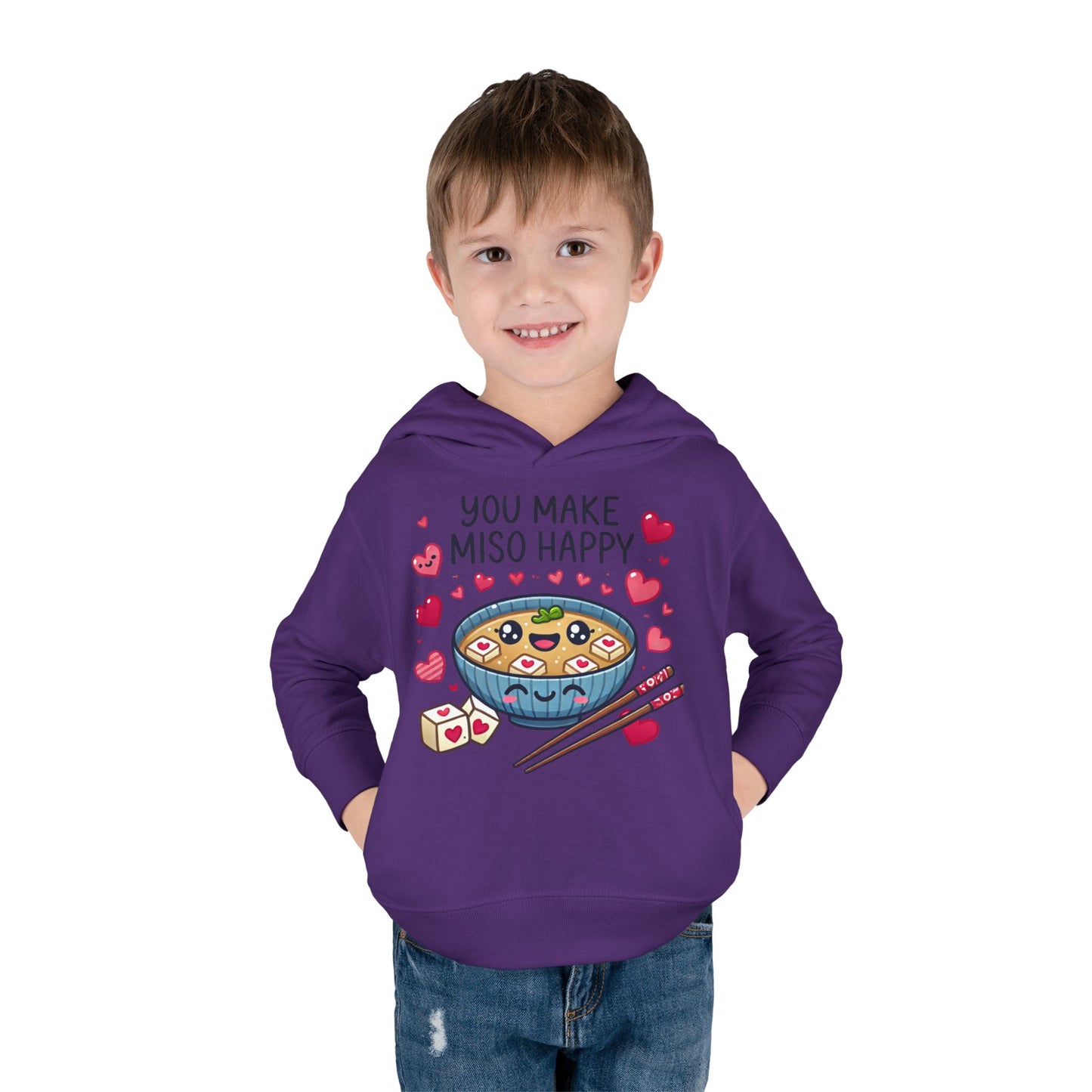 "You Make Miso Happy" Toddler Hoodie