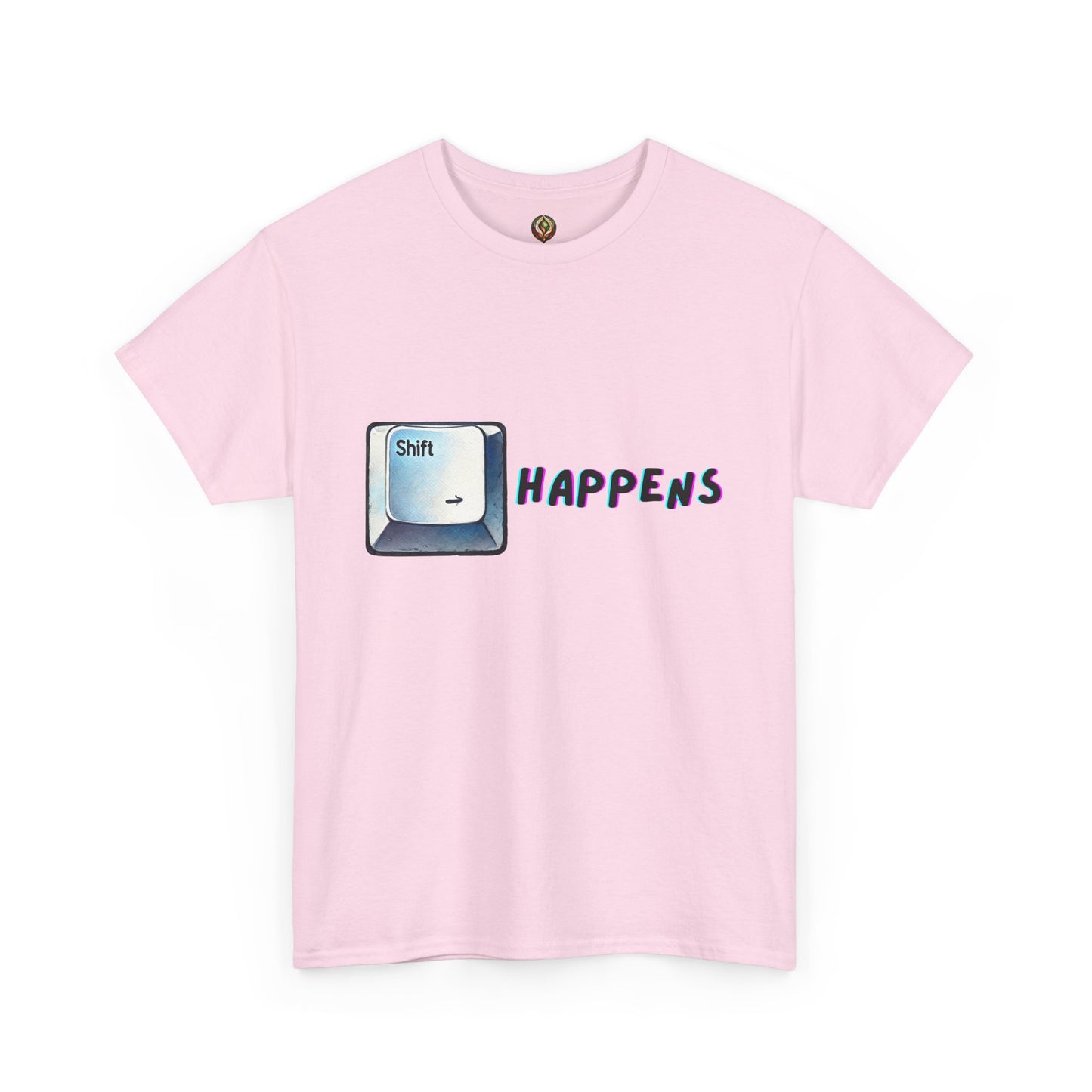 ⌨️ "Shift Happens" – Unisex Heavy Cotton Tee