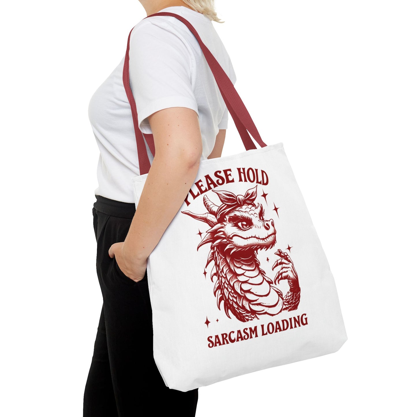 Please Hold, Sarcasm Loading Tote β Carry Your Attitude in Style ππ