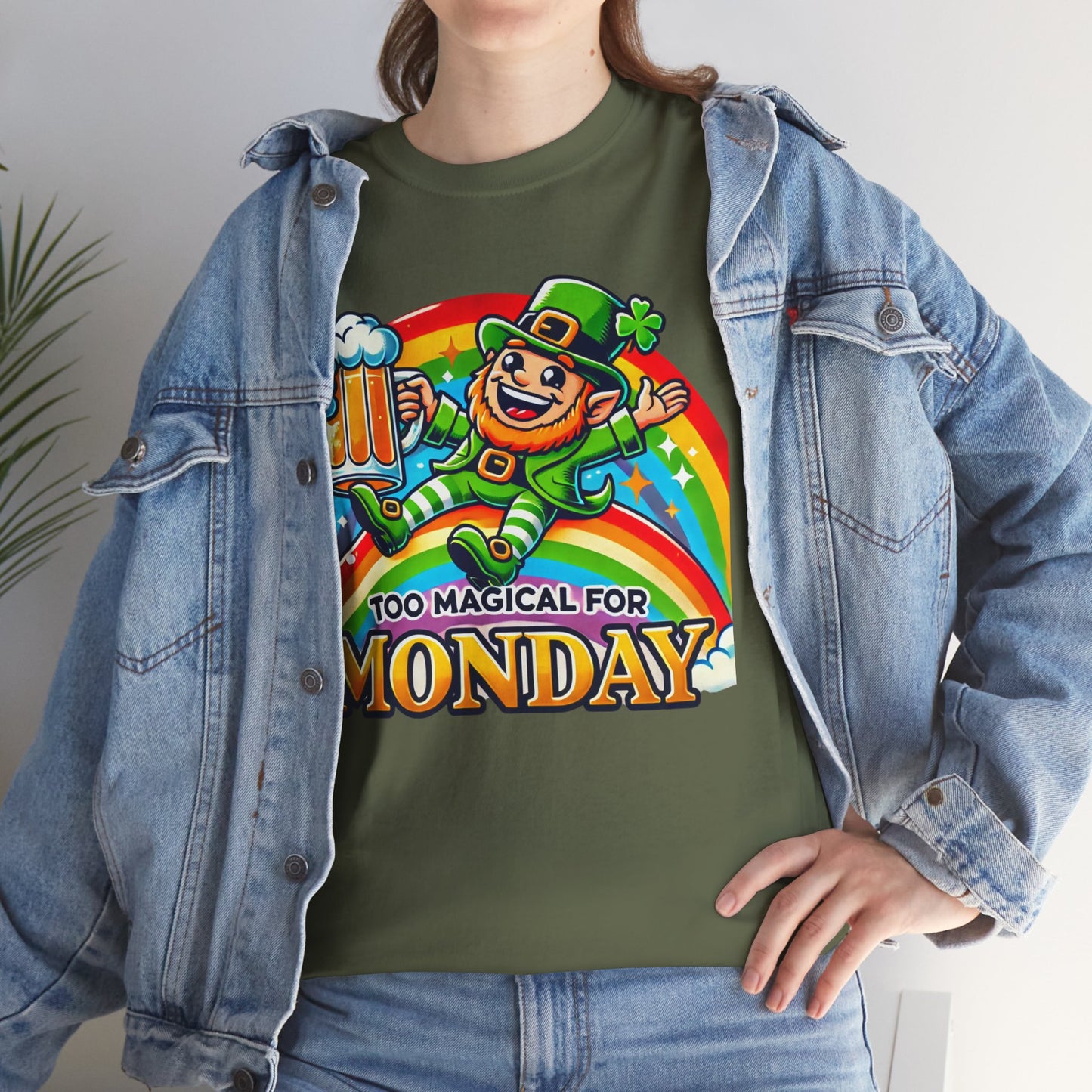 "Too Magical for Monday" St. Patrick’s Day Shirt – Unisex Lucky Tee