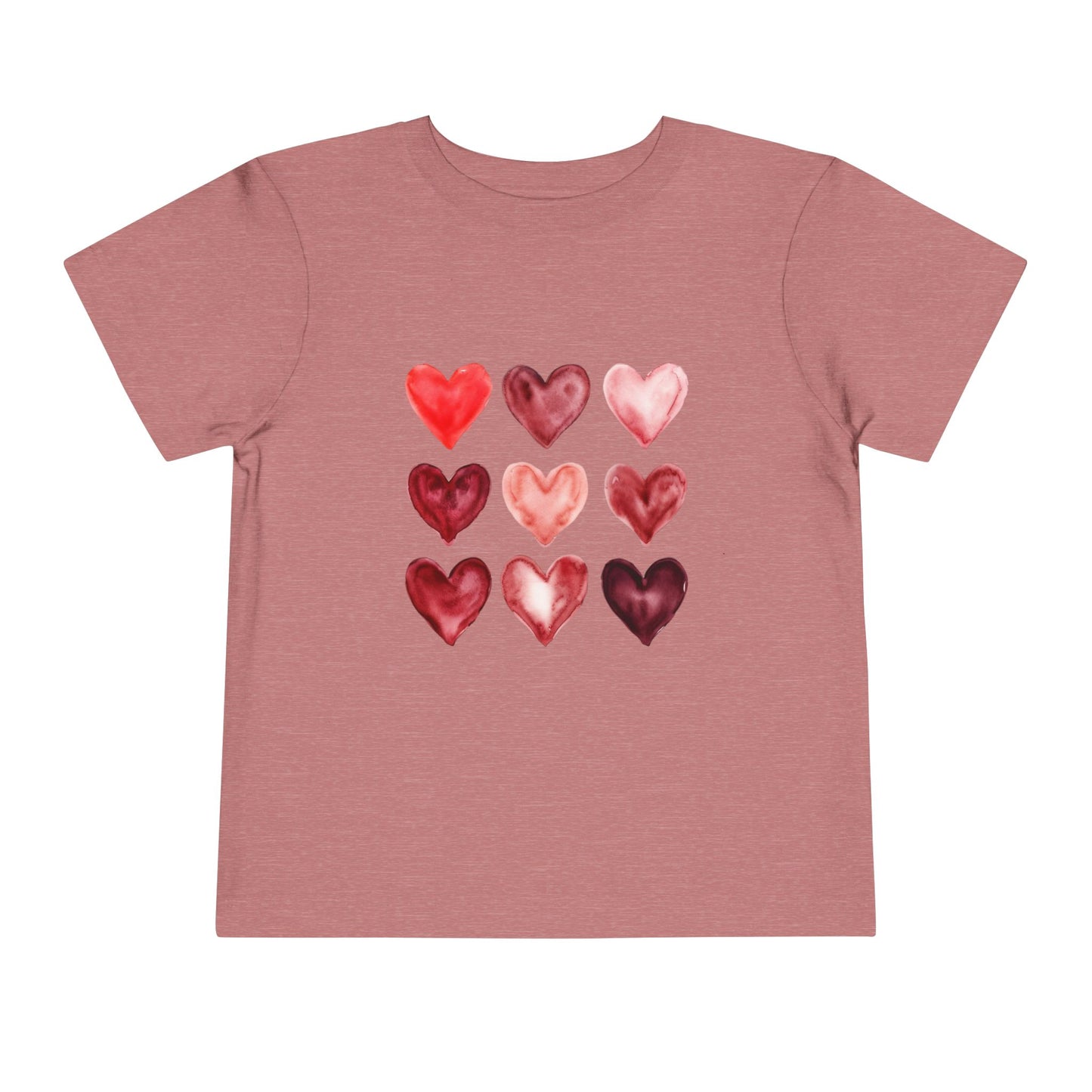 "Little Love Bug" Watercolor Heart Toddler Tee