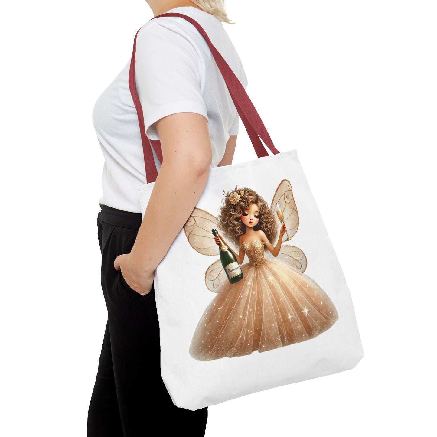 Golden Belle of Champagne Dreams – Luxe Tote Bag