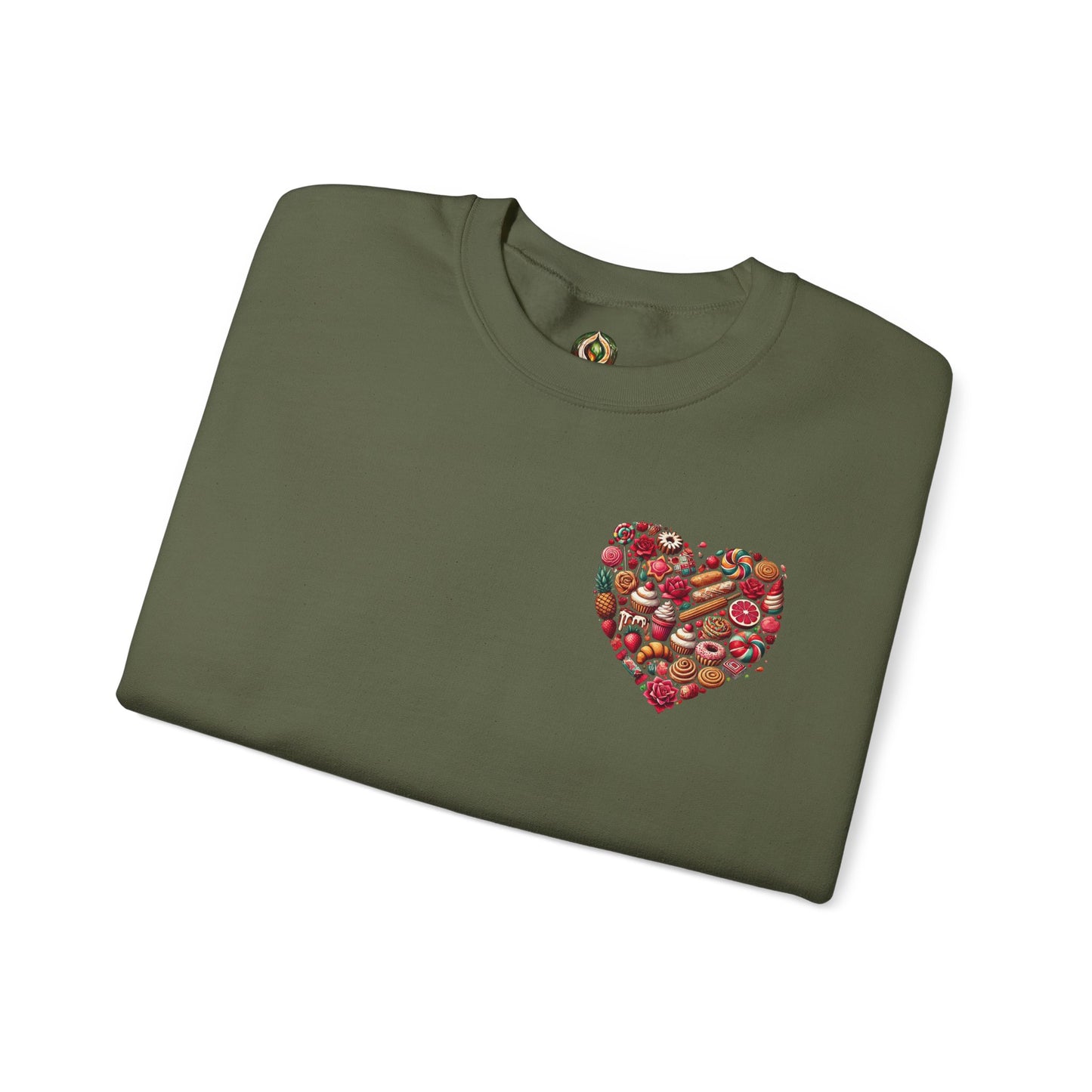"Love in Every Stitch" Crewneck Sweatshirt