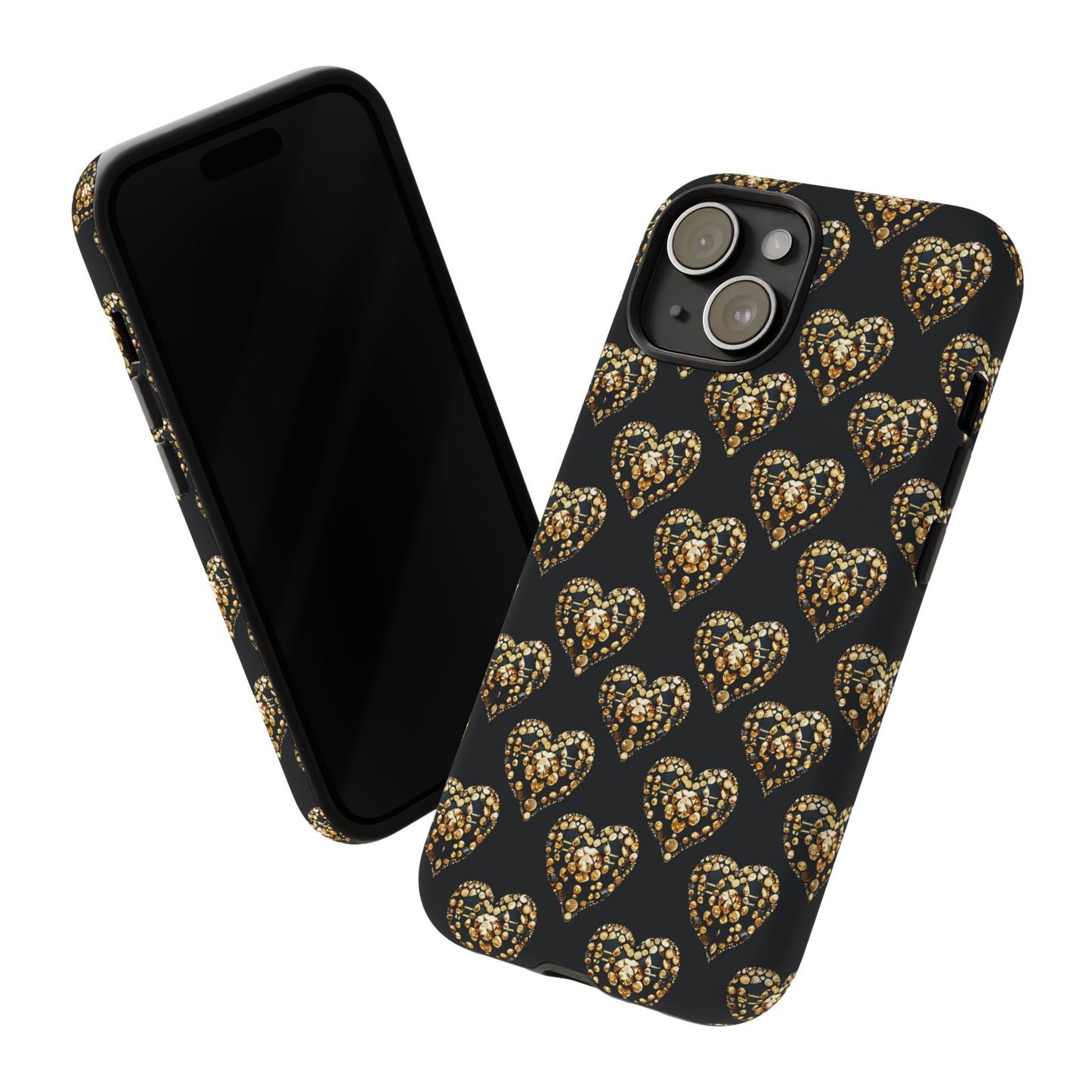 Golden Heart Luxe Phone Case