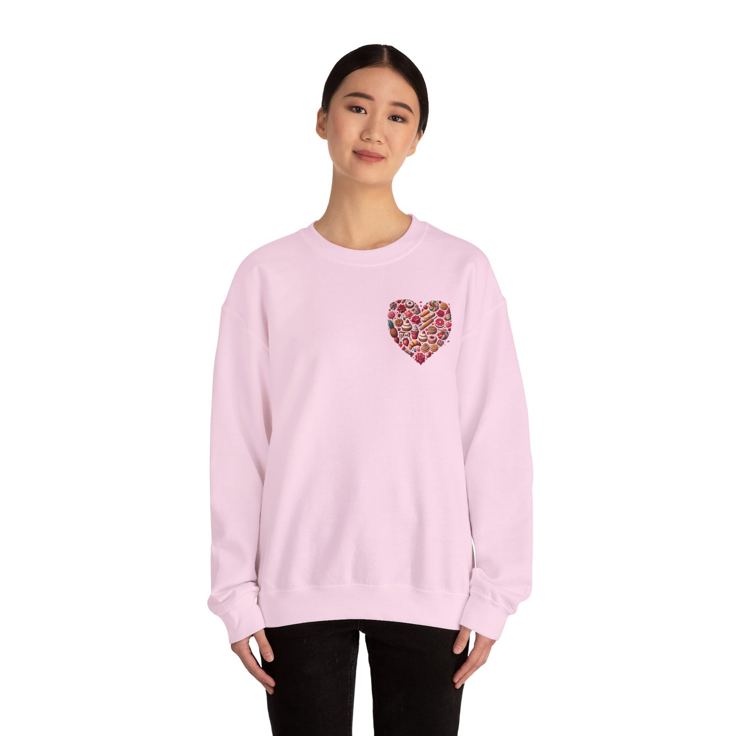 "Love in Every Stitch" Crewneck Sweatshirt