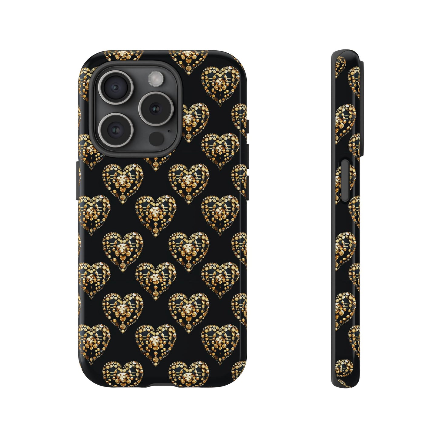 Golden Heart Luxe Phone Case