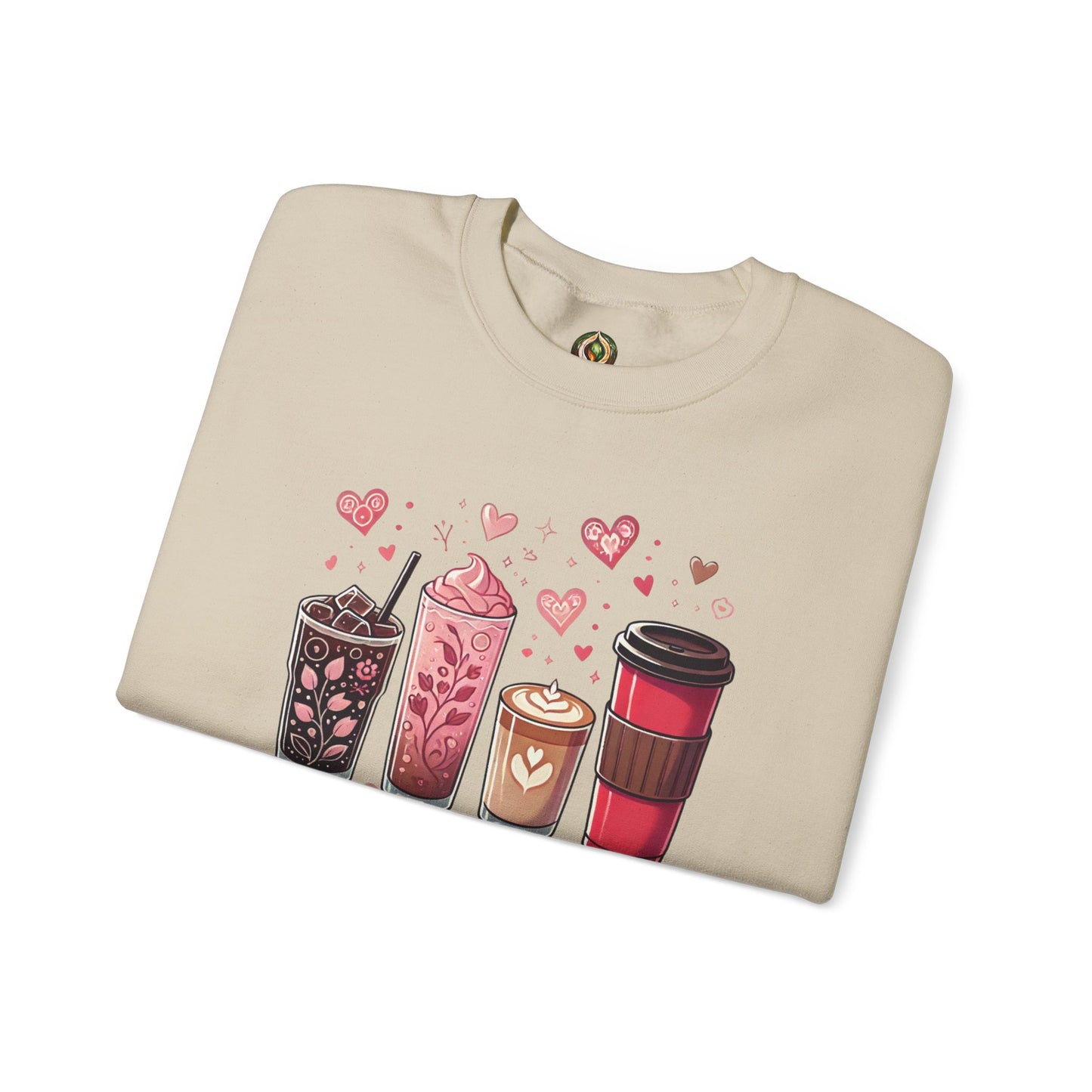 "Cup of Love" Coffee Lovers Crewneck