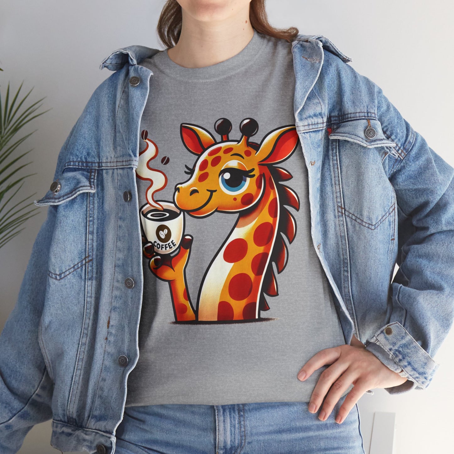 "Sassy Giraffe Coffee Lover" Unisex Tee