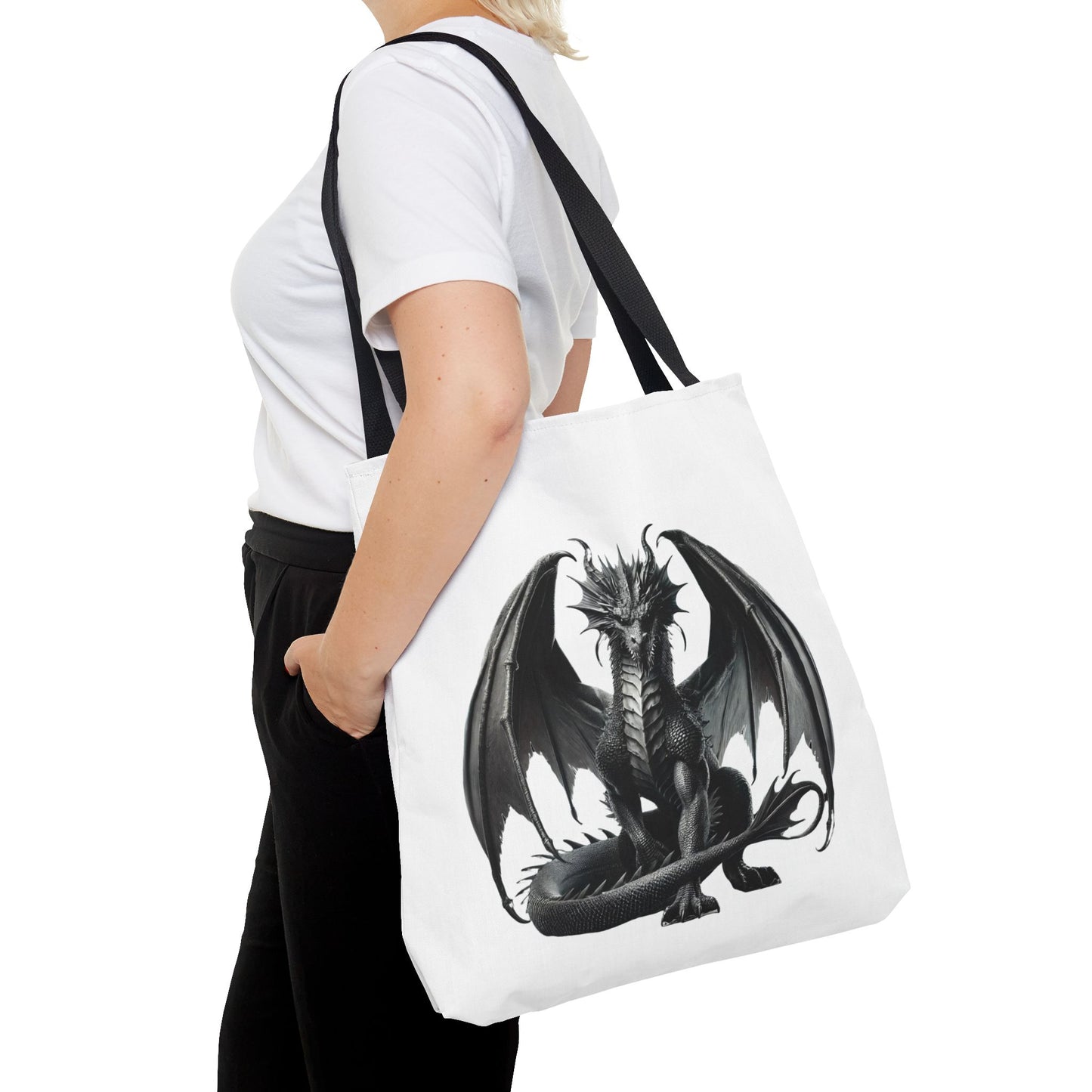Dragon’s Lair Tote Bag – Fierce Style, Endless Utility 🐉🖤
