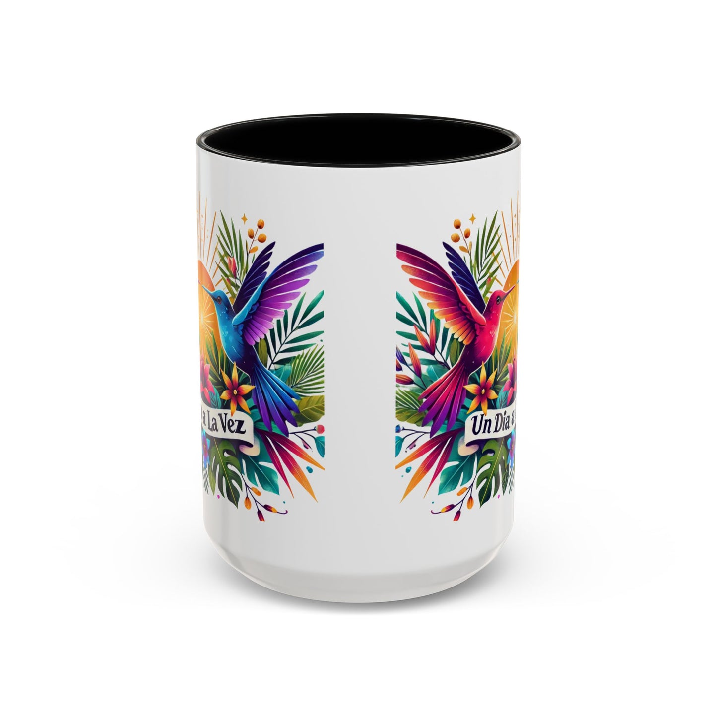 "Un Día a la Vez" Accent Coffee Mug (11oz, 15oz)