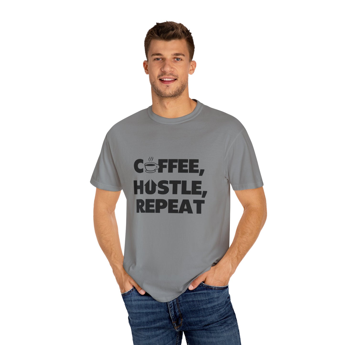 "Coffee, Hustle, Repeat" Unisex T-Shirt