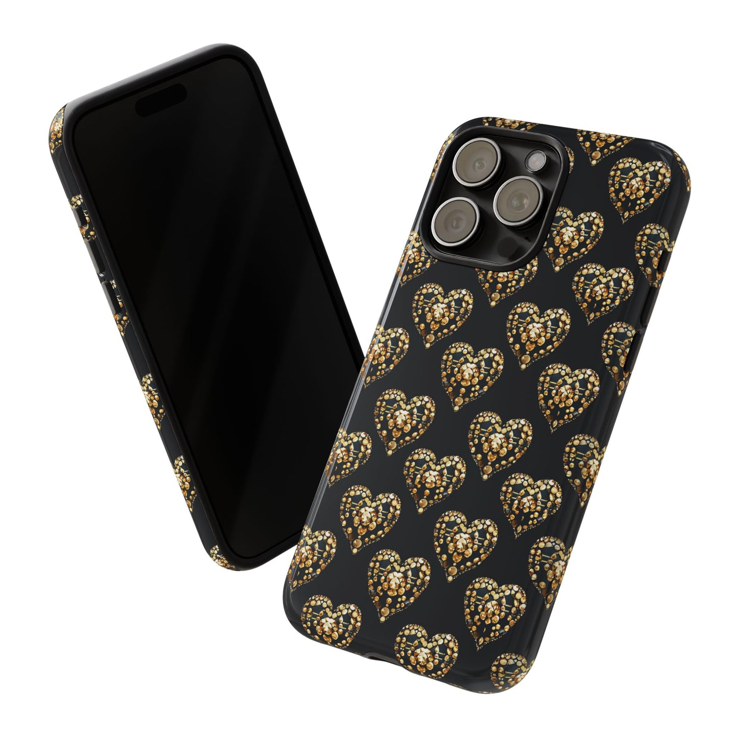 Golden Heart Luxe Phone Case