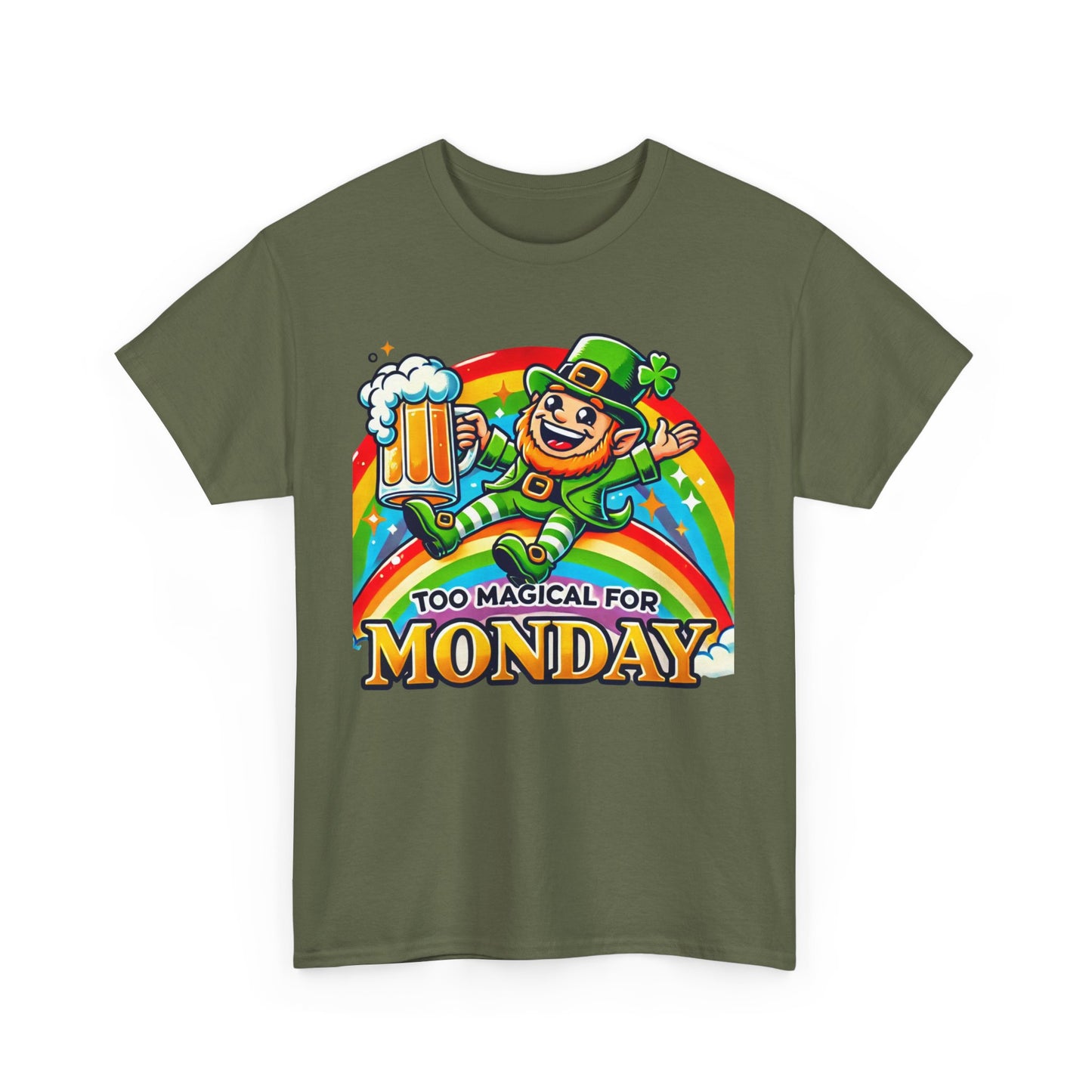 "Too Magical for Monday" St. Patrick’s Day Shirt – Unisex Lucky Tee