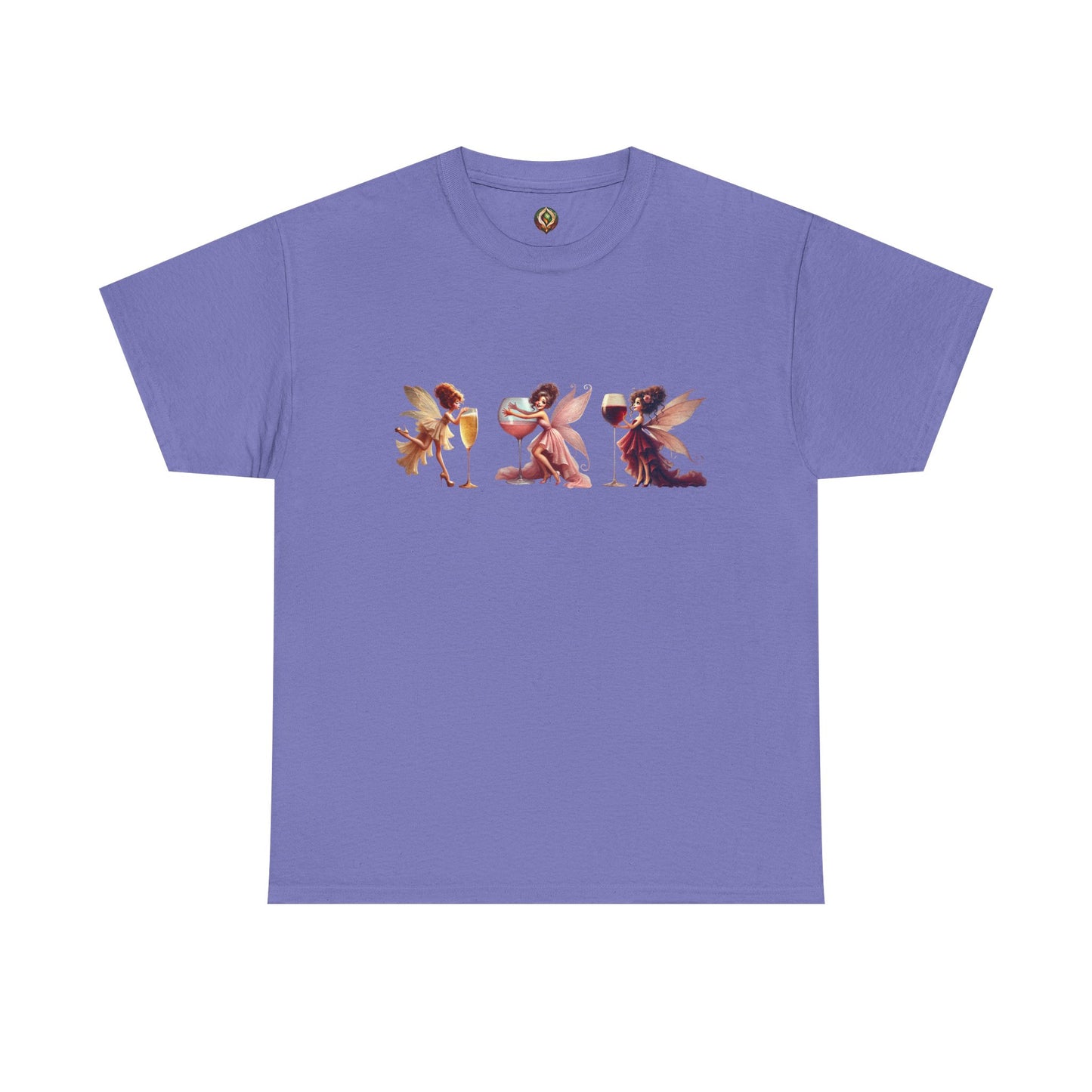 Spirited Sips & Whimsy Wings β Unisex Heavy Cotton Tee