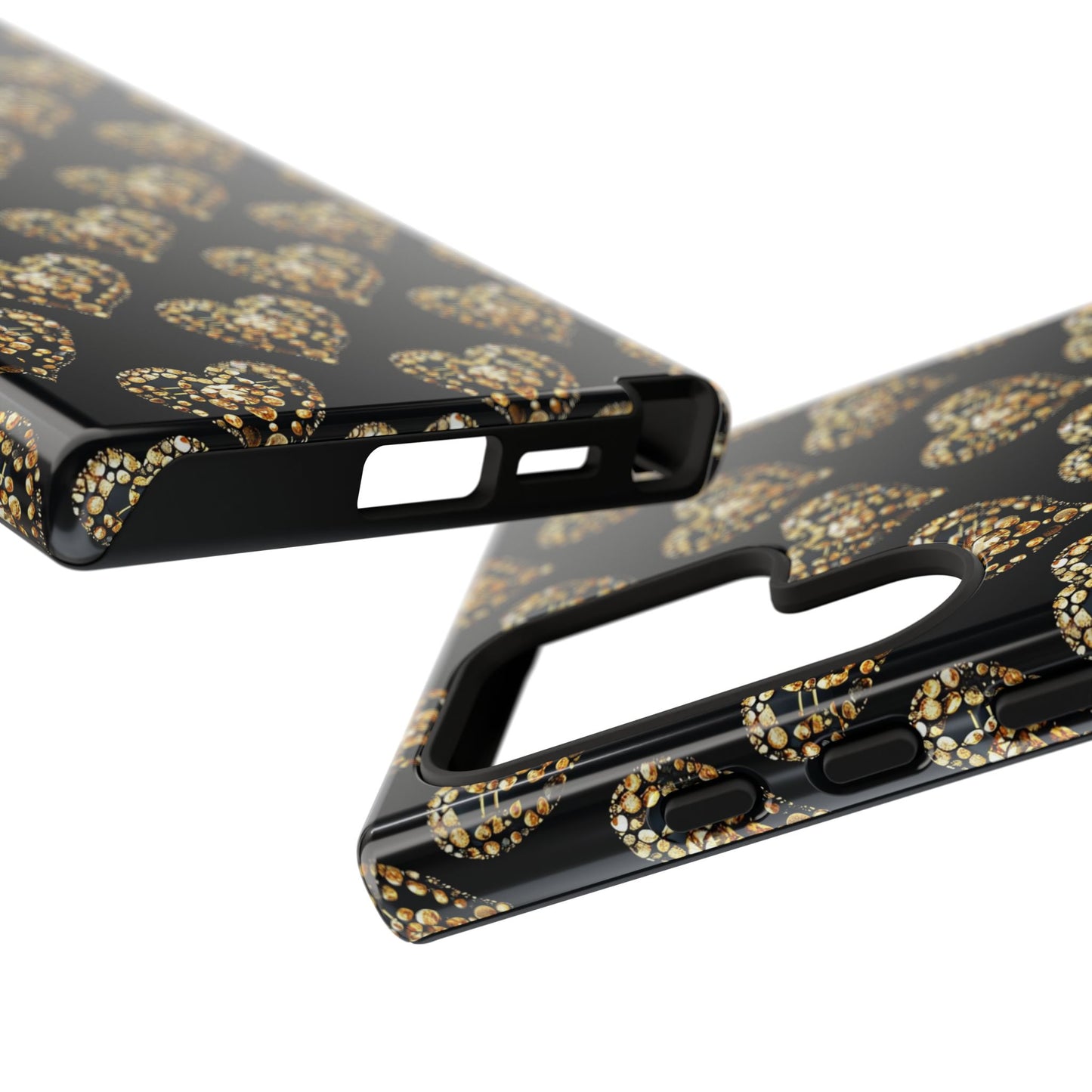 Golden Heart Luxe Phone Case