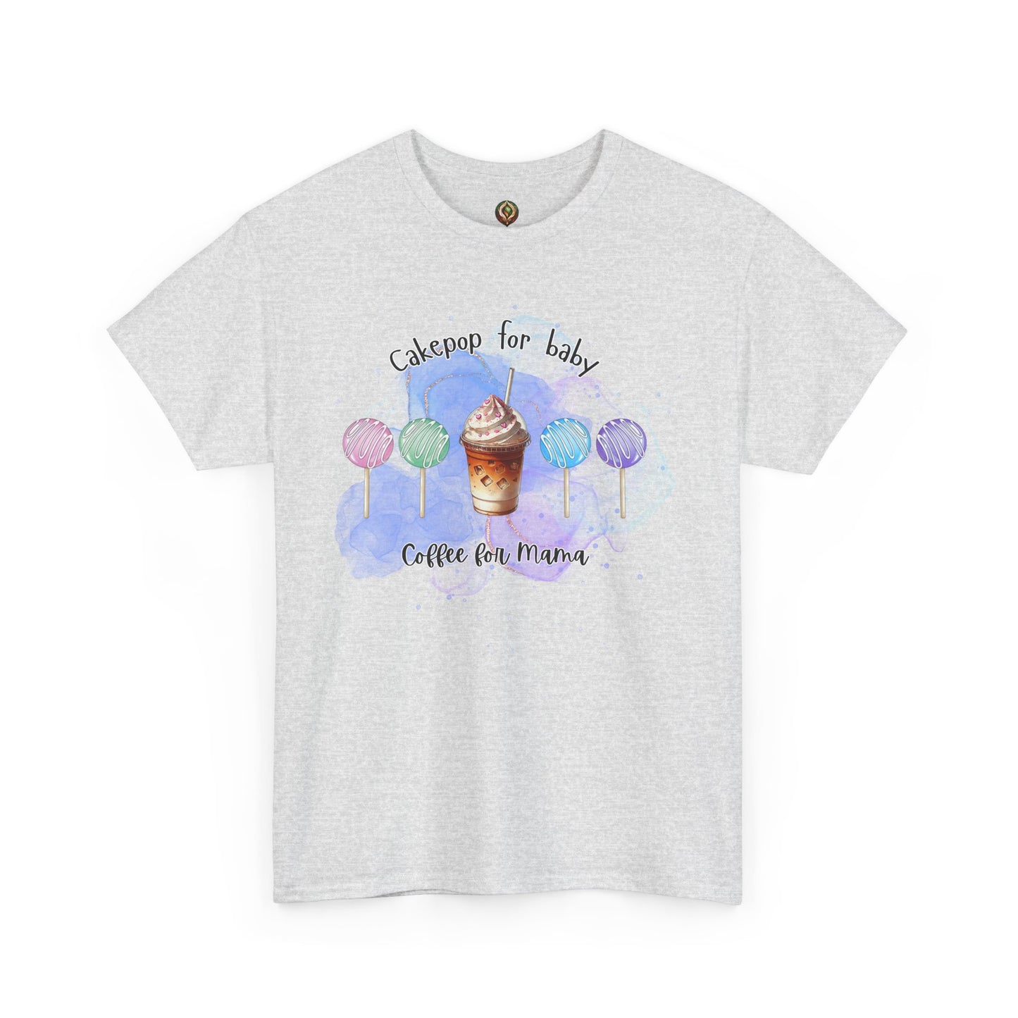 Cakepop for Baby, Coffee for Mama – Sweet & Caffeinated Unisex Tee