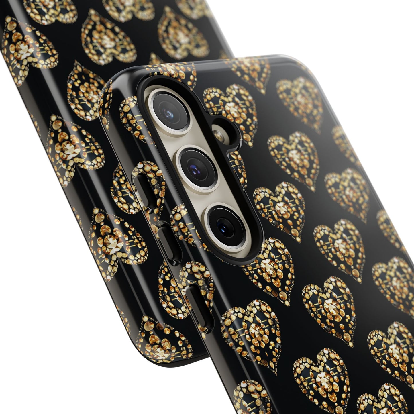 Golden Heart Luxe Phone Case