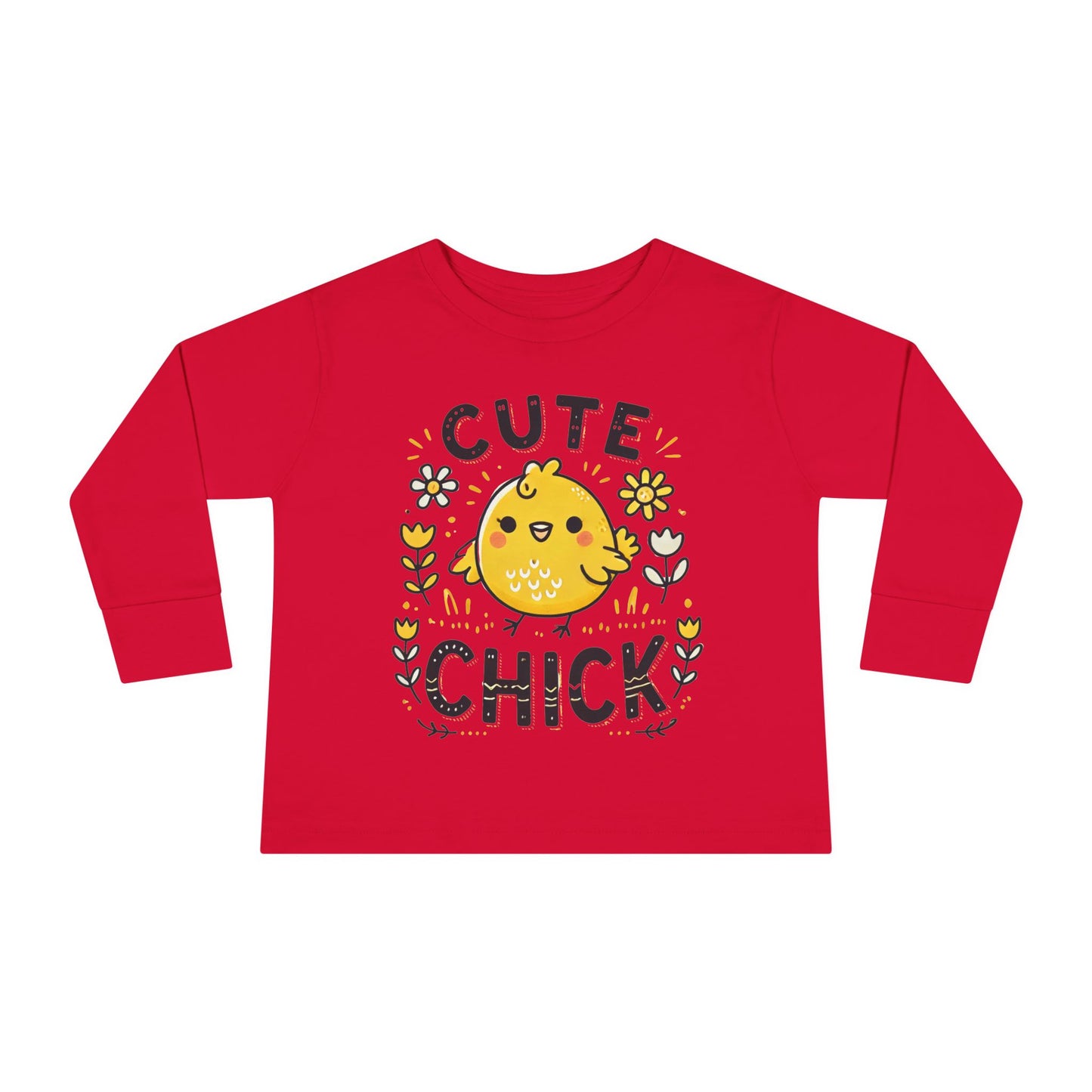 “Cute Chick” – Toddler Long Sleeve Tee