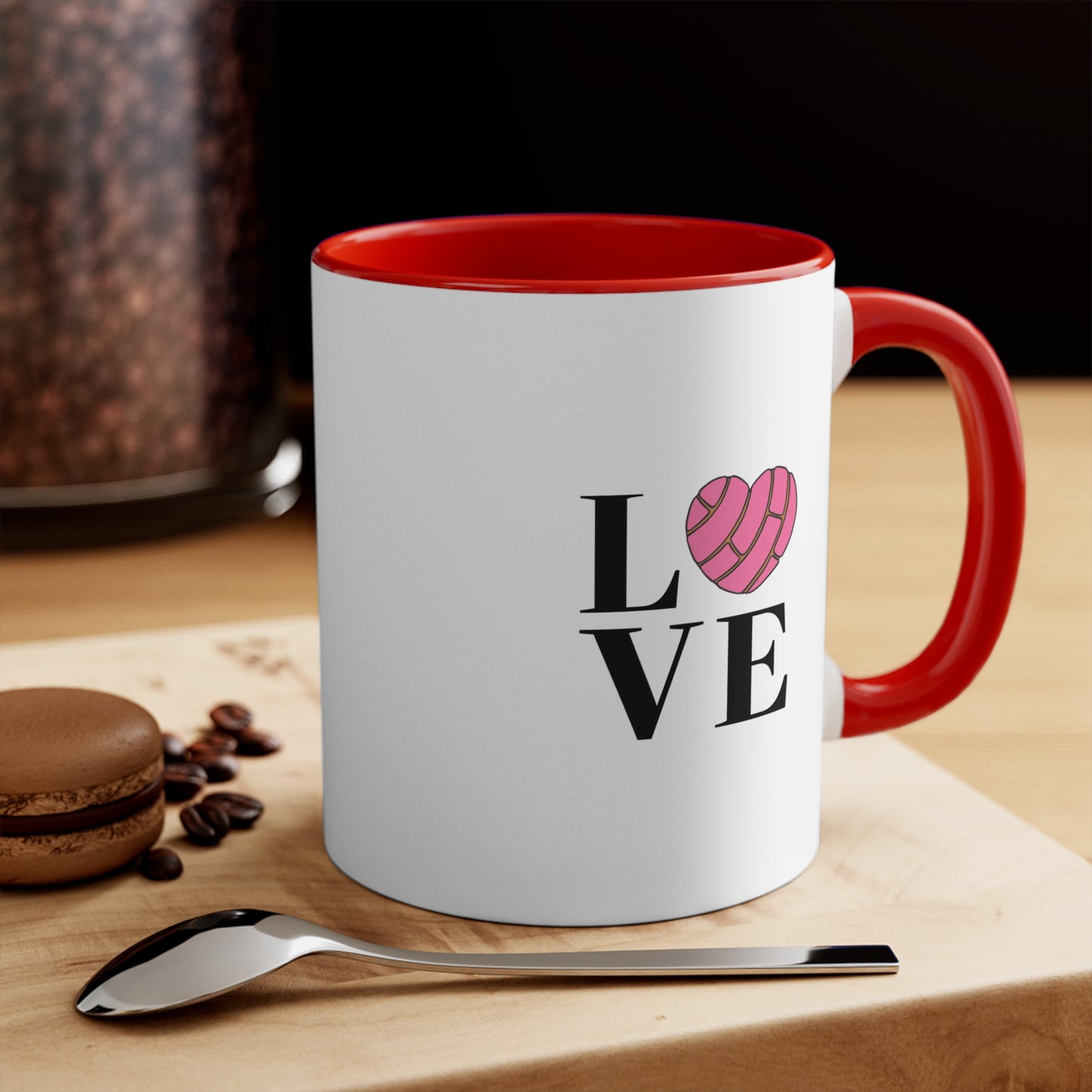 "Love Conchas" Accent Mug