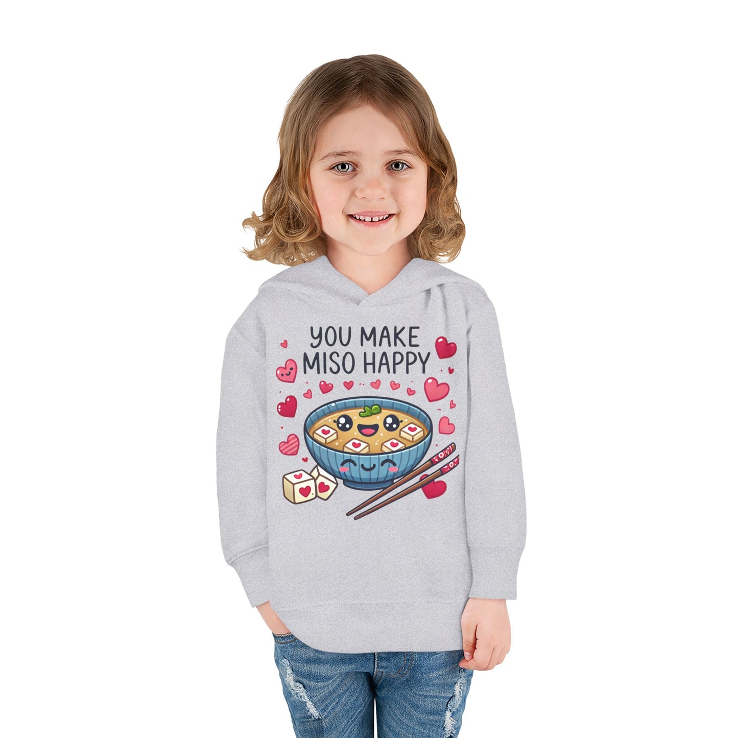 "You Make Miso Happy" Toddler Hoodie