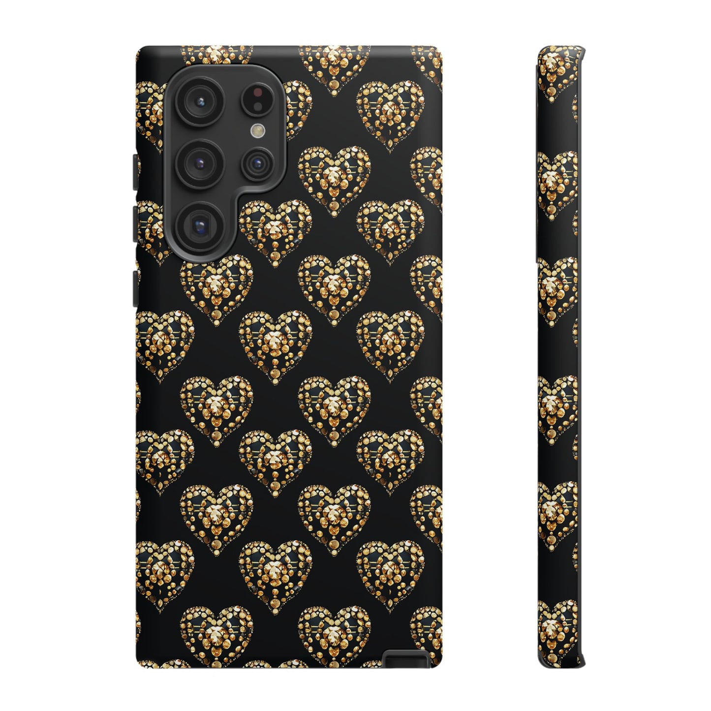 Golden Heart Luxe Phone Case