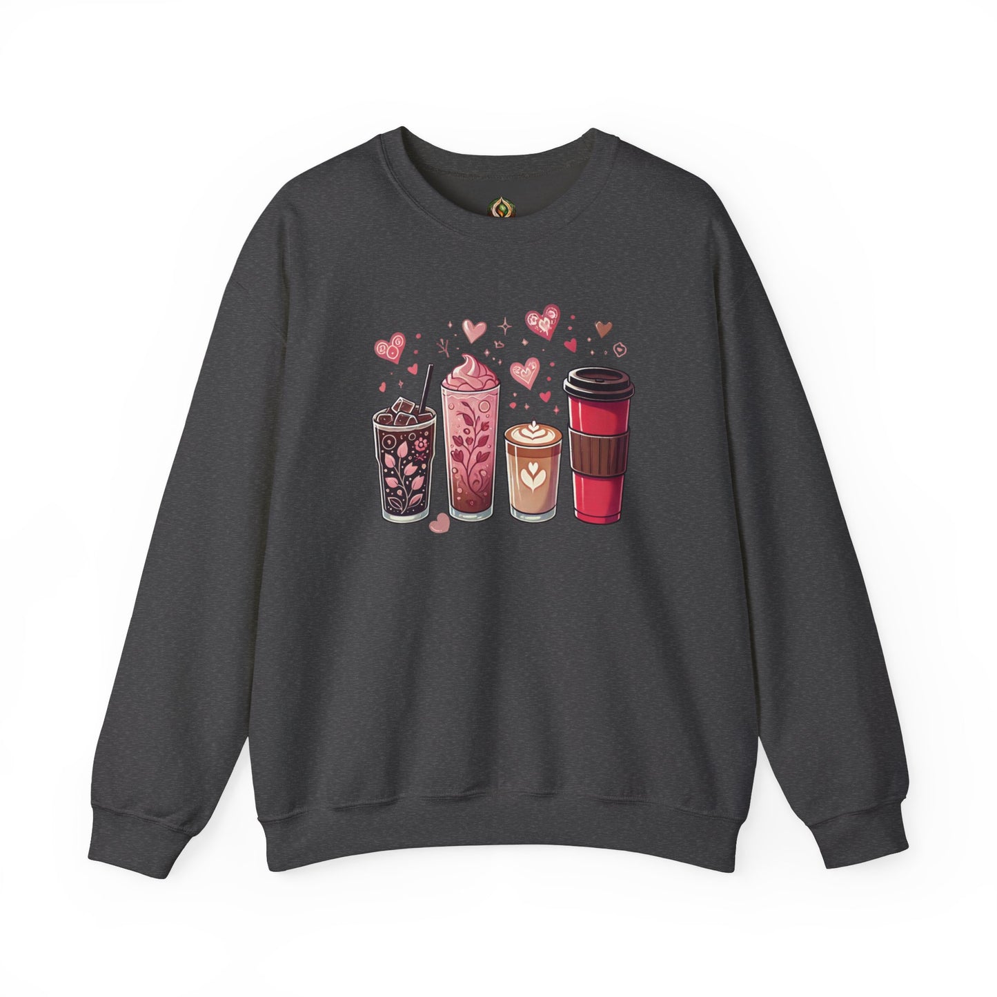 "Cup of Love" Coffee Lovers Crewneck