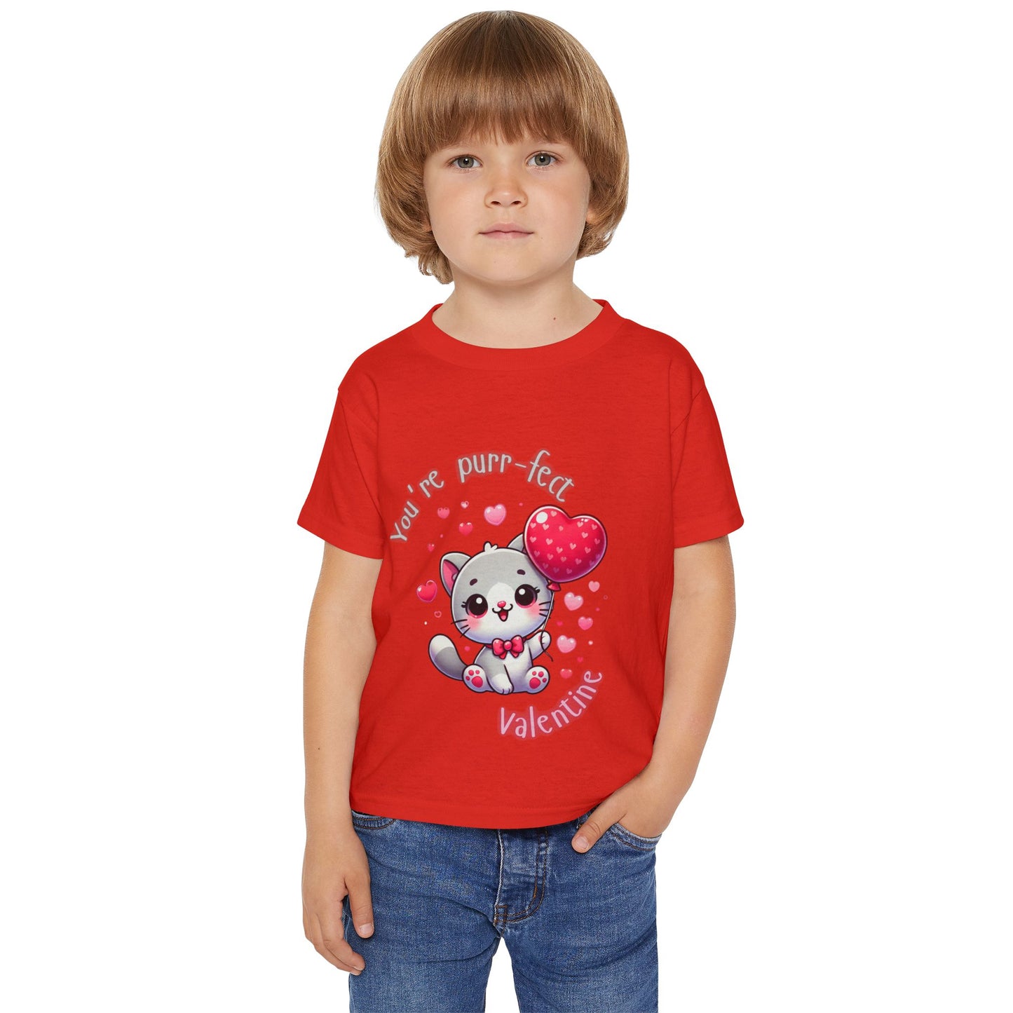 "You're Purr-fect, Valentine" Toddler T-Shirt