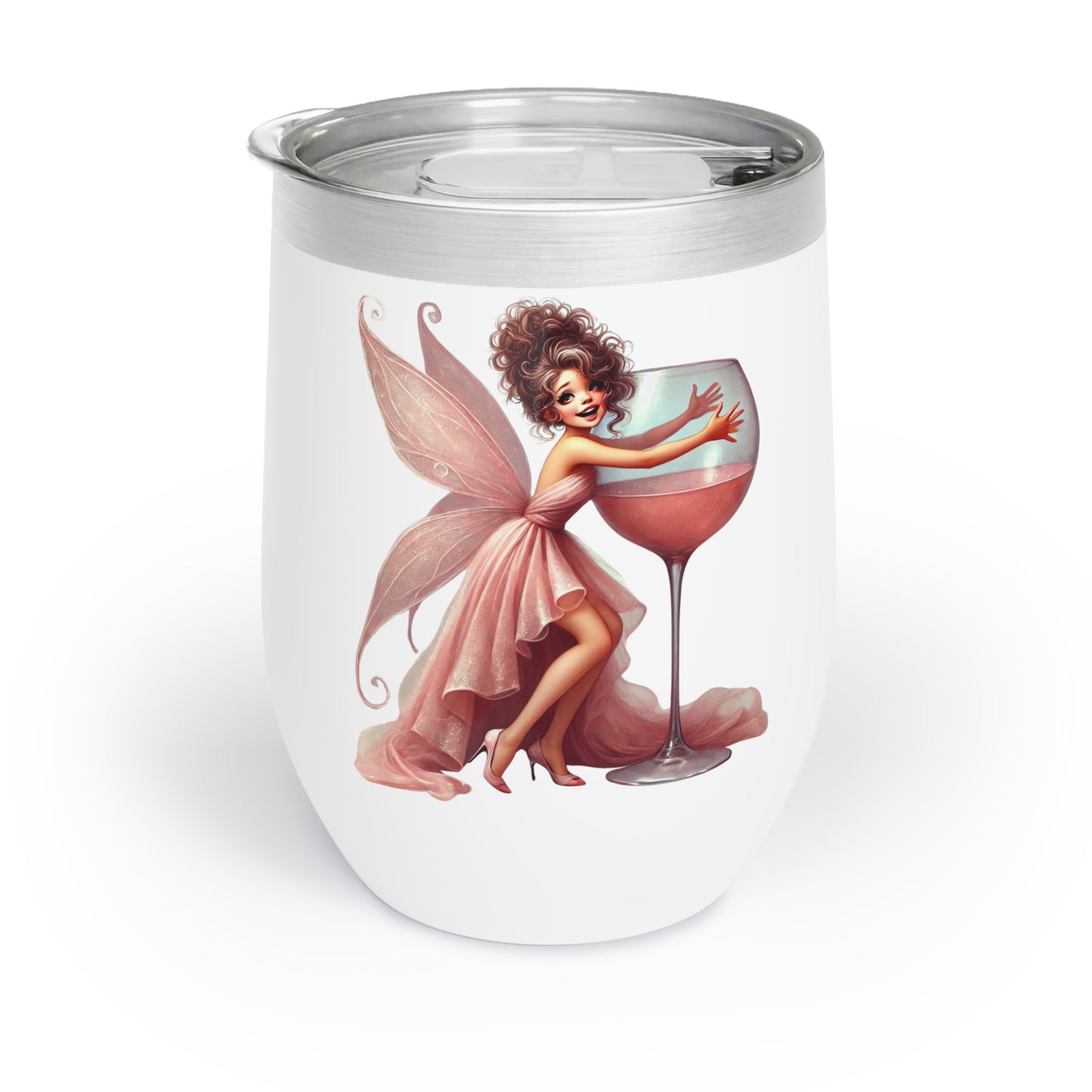 Rosé Wings & Fairy Things Wine Tumbler (12oz)