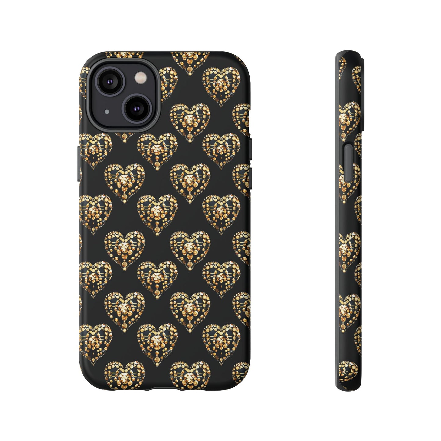 Golden Heart Luxe Phone Case