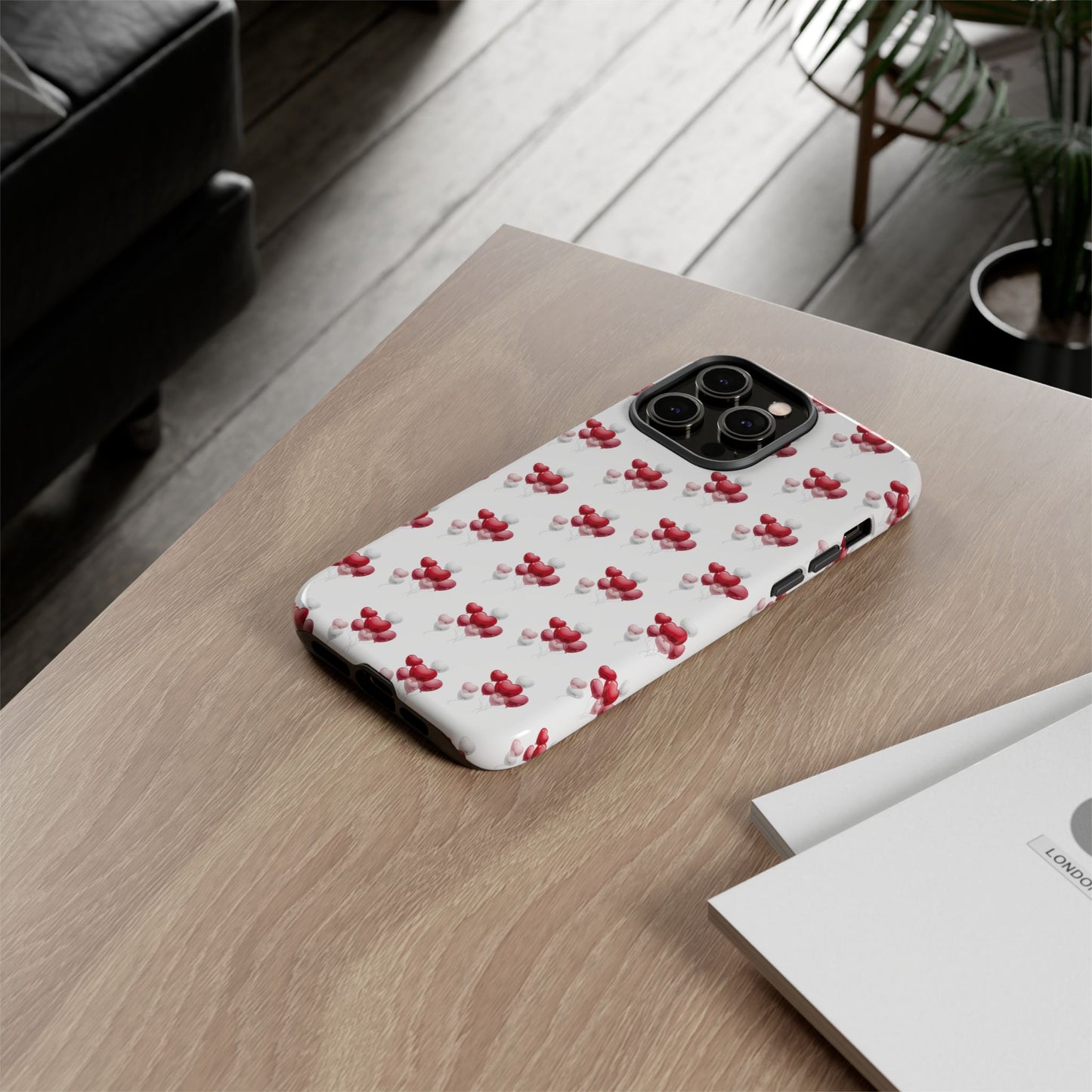 Floating Hearts Tough Phone Case