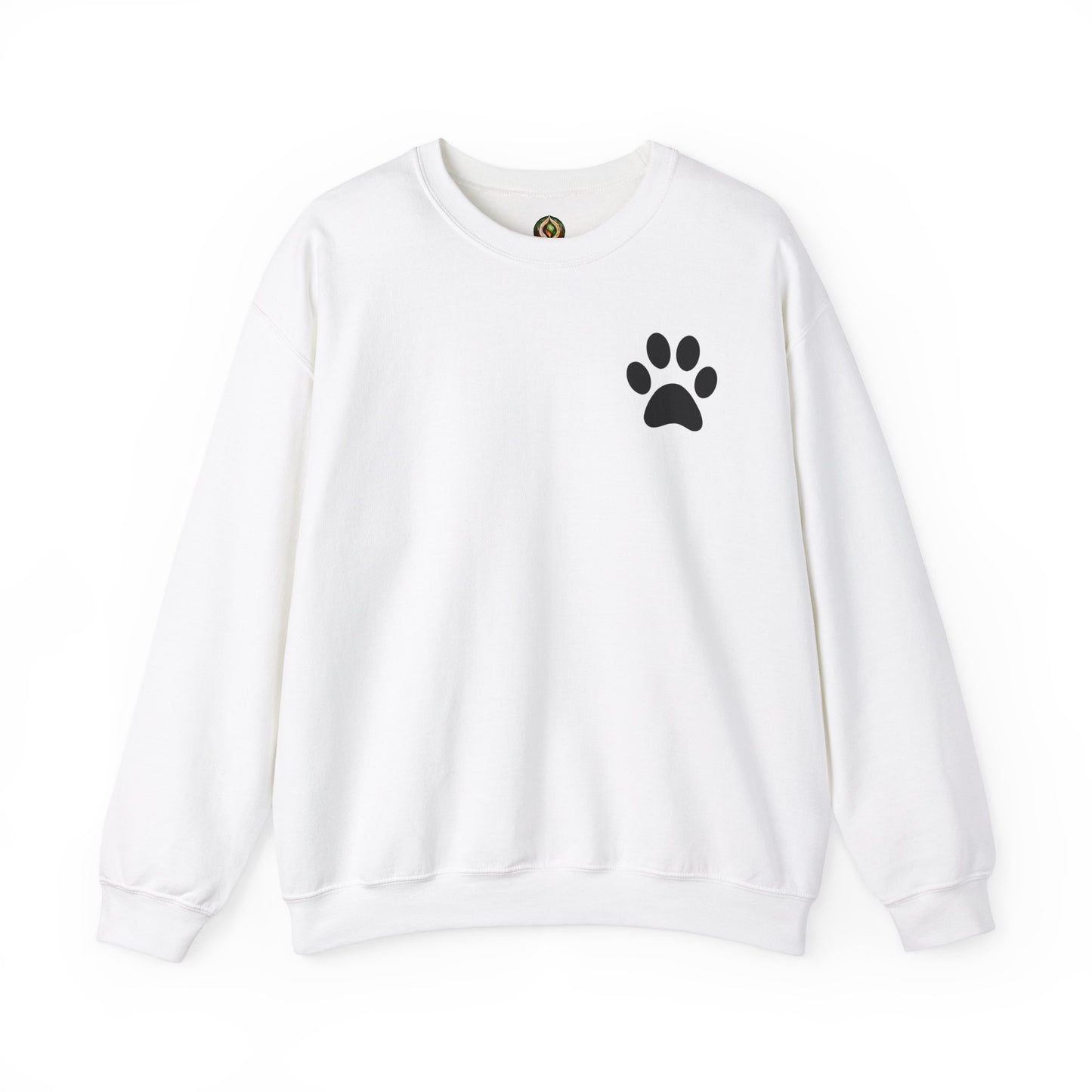 Minimalist Paw Print Crewneck Sweatshirt