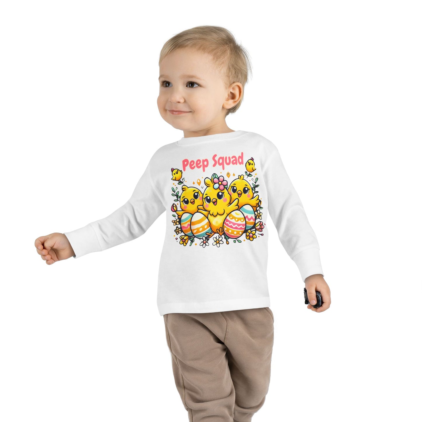 “Peep Squad” – Toddler Long Sleeve Tee