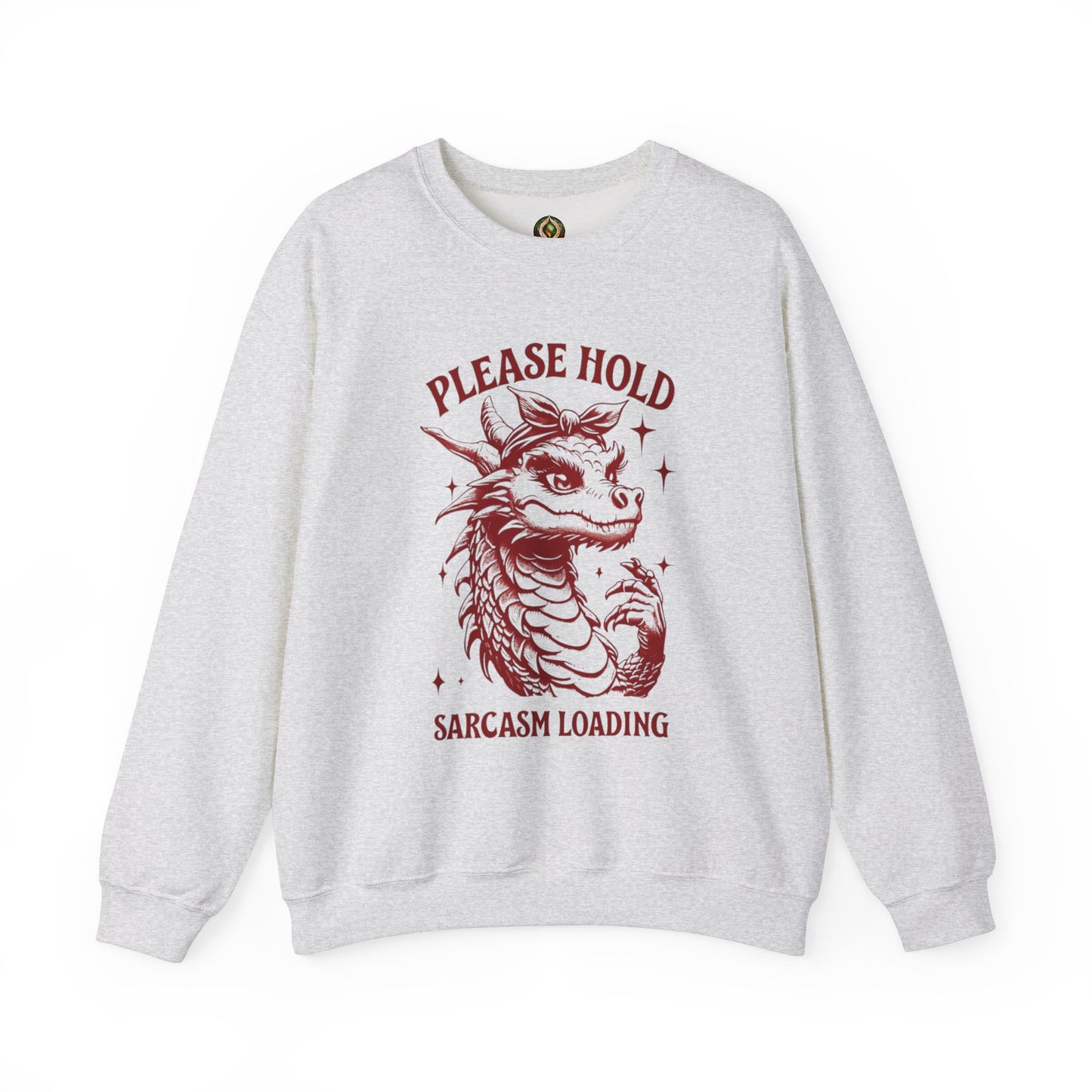 Please Hold, Sarcasm Loading Crewneck Sweatshirt β Snarky & Snuggly π